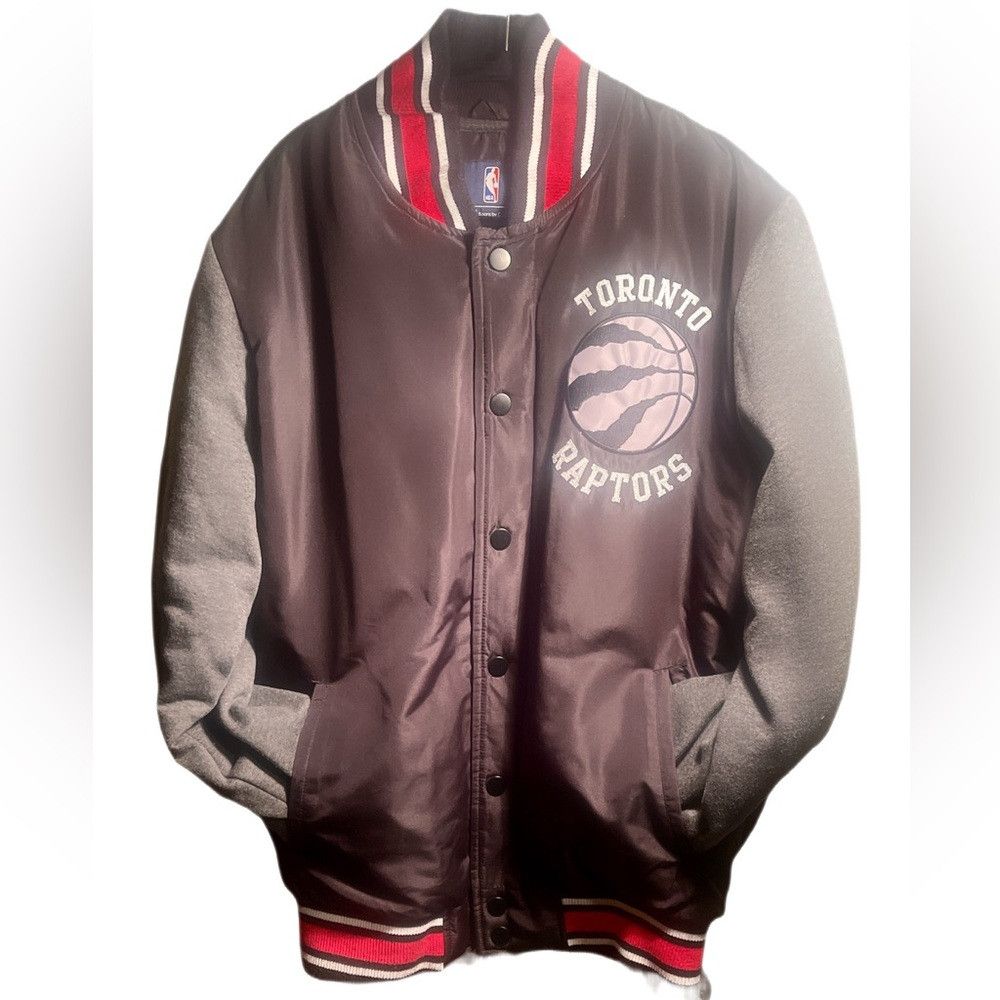 Other Toronto Raptorsrs snap button bomber long sleeve jacket Size US M / EU 48-50 / 2 - 1 Thumbnail