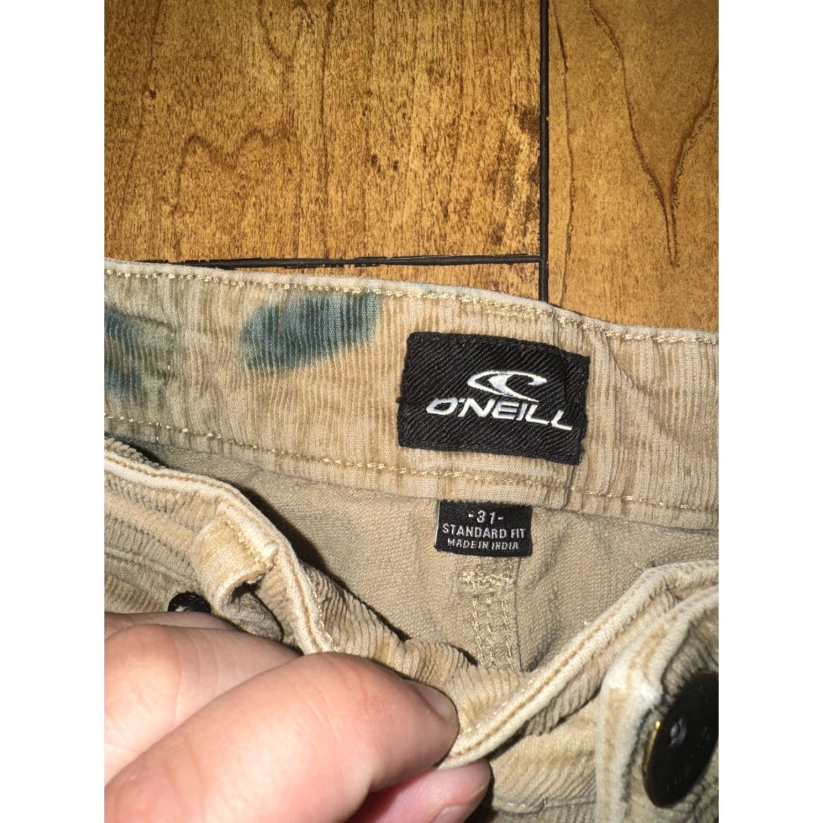O'Neill VINTAGE O’Neill Corduroy Pants Men’s 30x32 Taupe Surf Skate Y2K Style Size US 30 / EU 46 - 3 Thumbnail