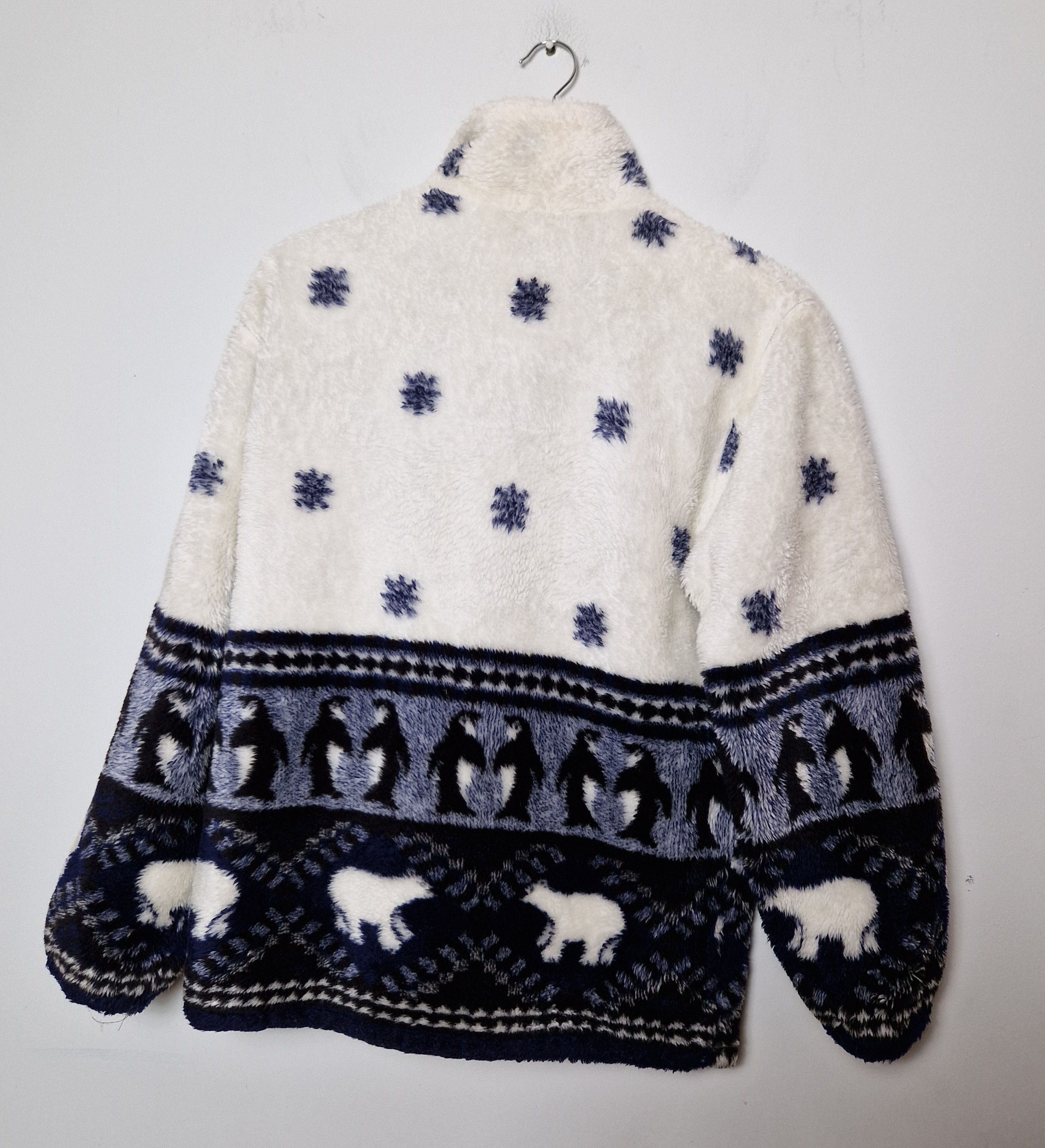 Vintage vintage winter pinguin fleece Size US L / EU 52-54 / 3 - 5 Thumbnail