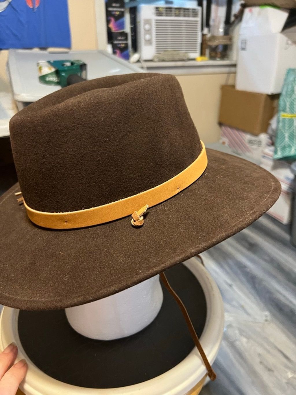 Other Men's Dorfman Pacific Brown Wool Felt Hat Size 42 - 4 Thumbnail