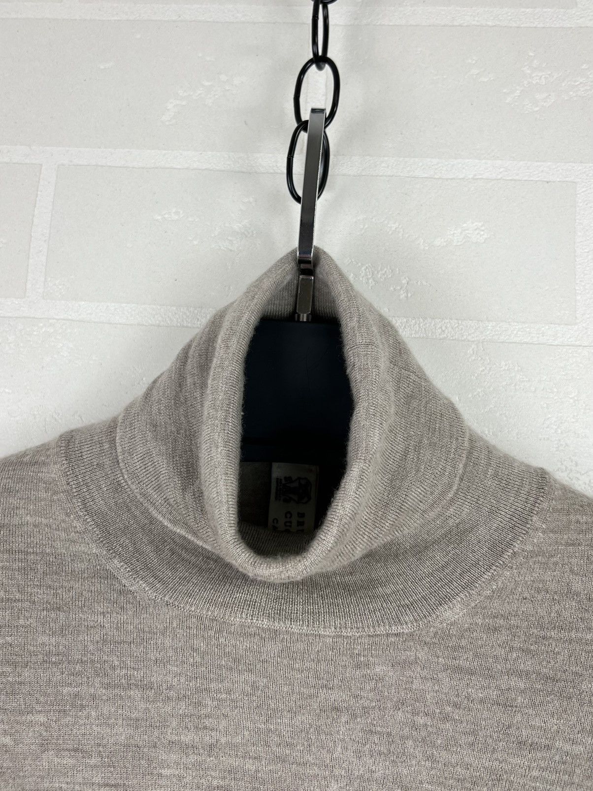 Brunello Cucinelli BRUNELLO CUCINELLI Sweater Turtleneck Cashmere/Wool Virgin Size US L / EU 52-54 / 3 - 6 Thumbnail