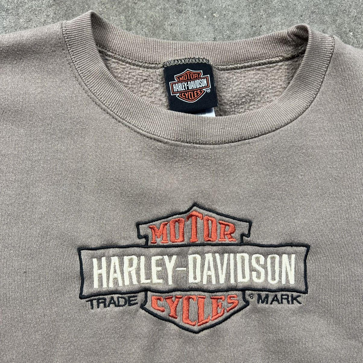 Harley Davidson × Vintage Vintage Light Brown Harley Davidson Size US L / EU 52-54 / 3 - 2 Thumbnail