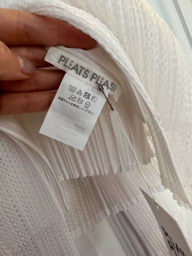 Issey Miyake Issey Miyake size:3 A white hollowed-out coat Size M / US 6-8 / IT 42-44 - 5 Thumbnail