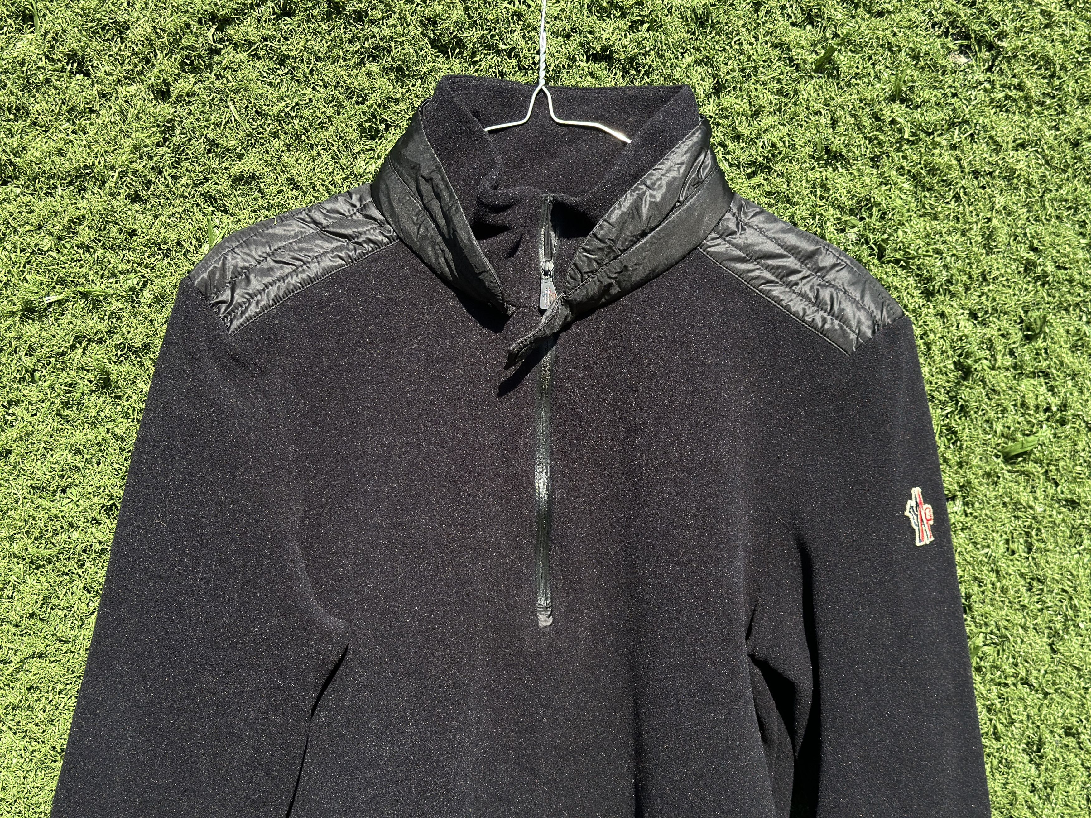Moncler Moncler Grenoble Half Zip Technical Fleece Sweater Size L Size L / US 10 / IT 46 - 7 Thumbnail