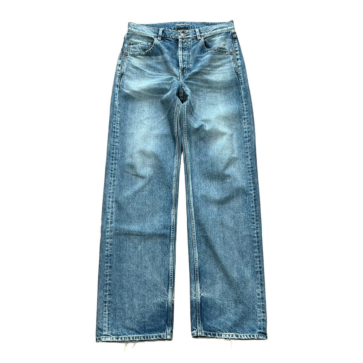 Saint Laurent Paris Saint Laurent D45 Wide Leg Jeans Size US 29 - 6 Thumbnail