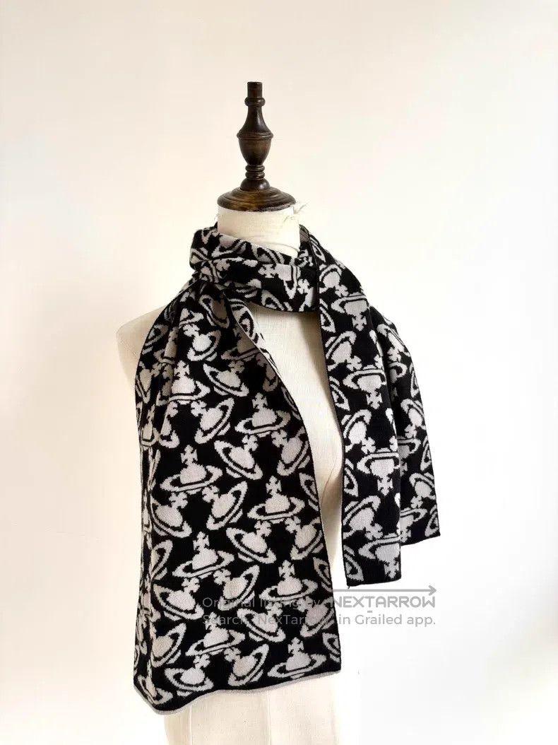 Vivienne Westwood Vivienne Westwood Vintage Black and White Two-Sided Saturn Size ONE SIZE - 5 Thumbnail