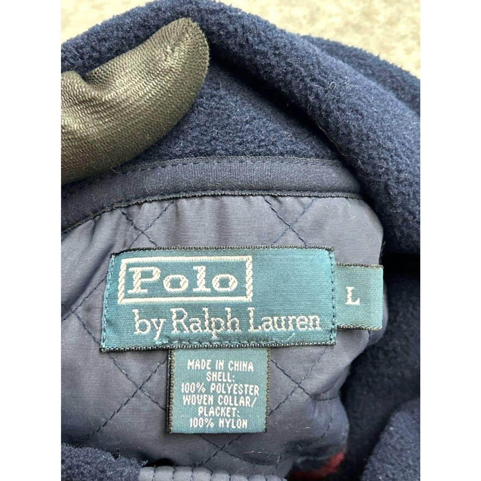 Polo Ralph Lauren VINTAGE Polo Ralph Lauren Jacket Mens Large Multi Fleece Aztec Southwest Pack Away Hood Size US L / EU 52-54 / 3 - 4 Thumbnail