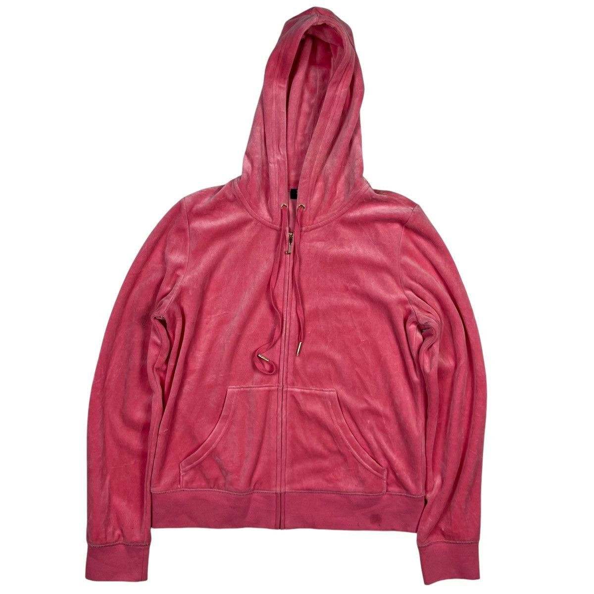 Juicy Couture Juicy Couture Black Label Zip Hoodie Velour Pink Size L / US 10 / IT 46 - 3 Thumbnail