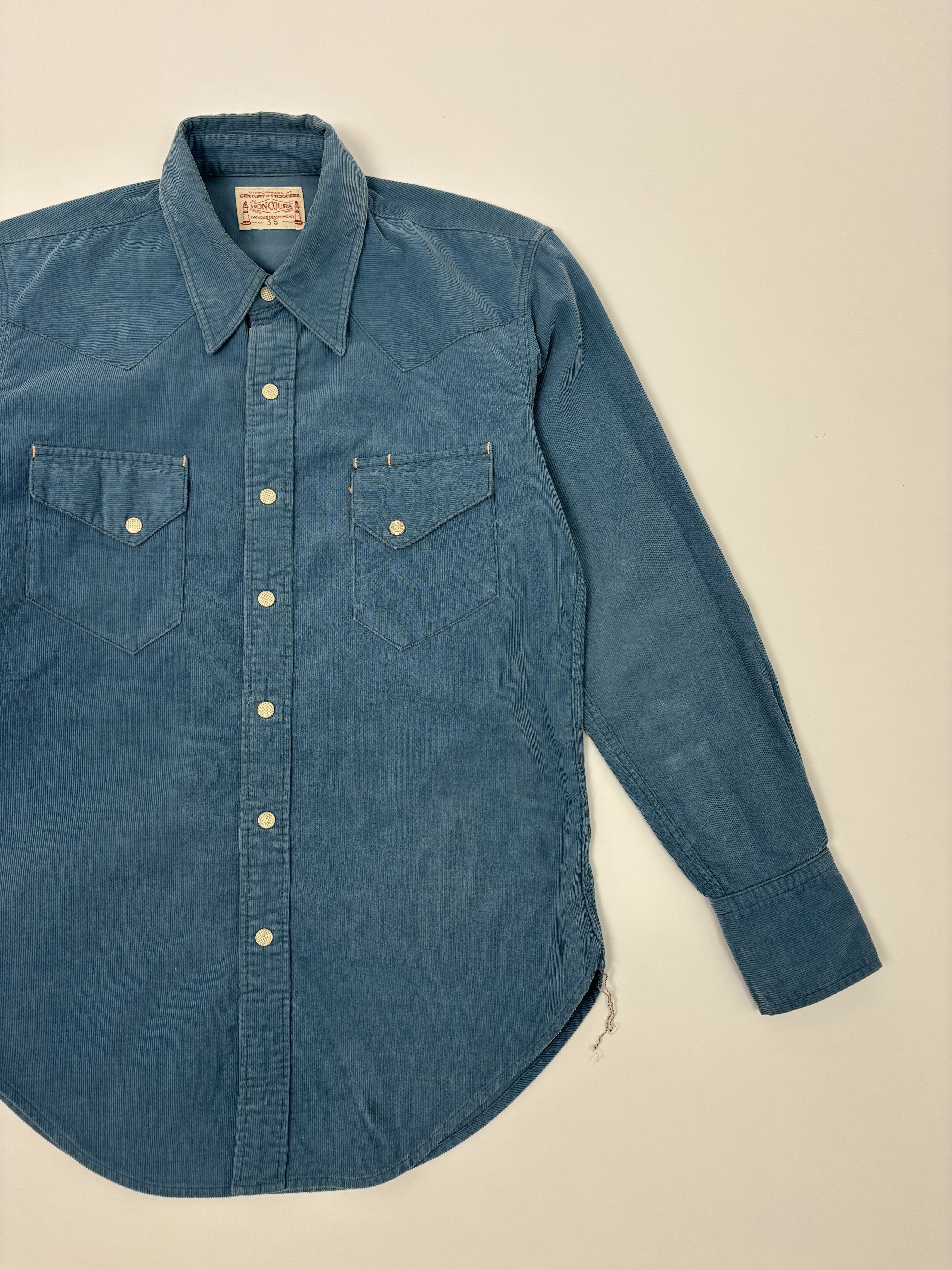 BONCOURA Boncoura Corduroy Western Shirt Size US S / EU 44-46 / 1 - 1 Thumbnail