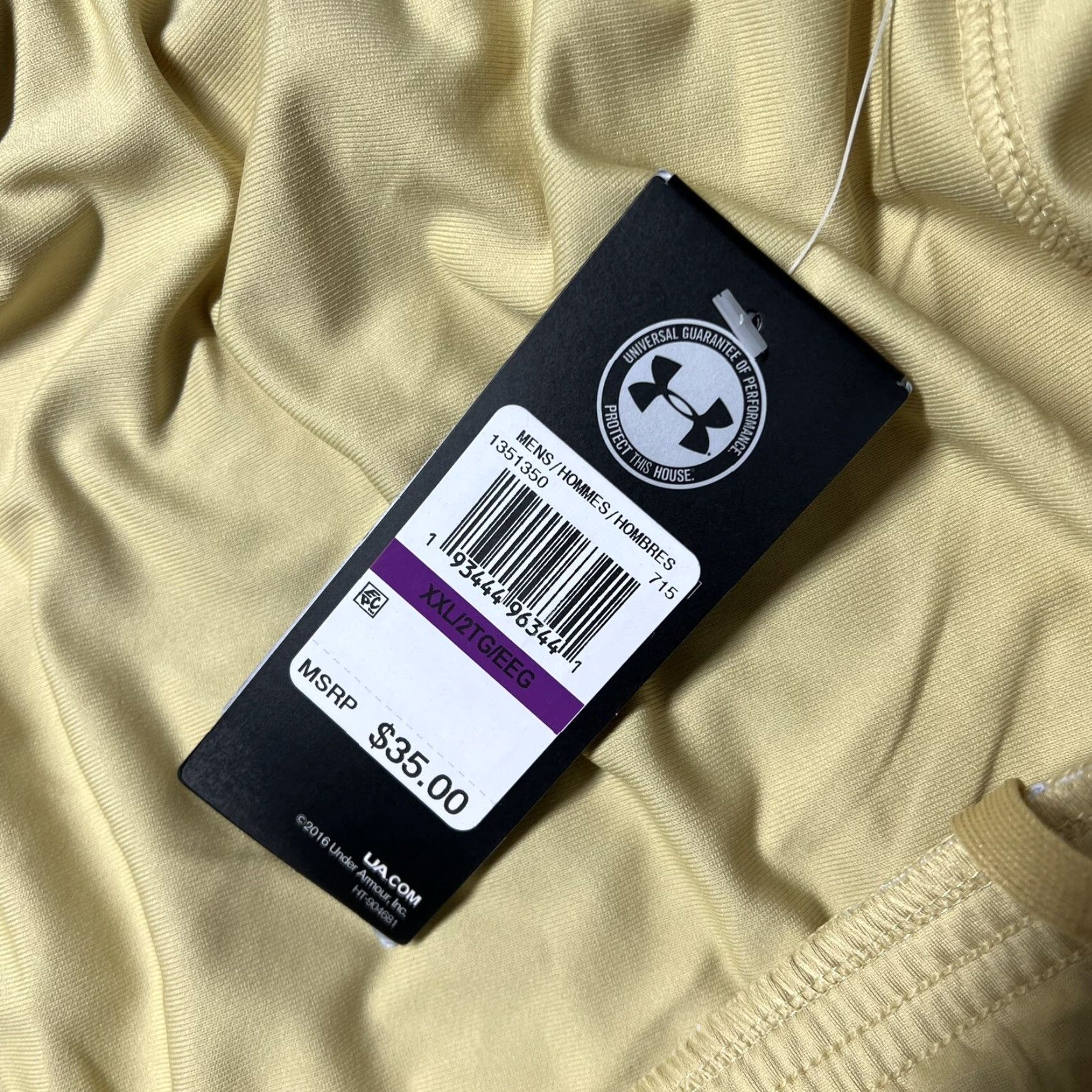Under Armour Under Armour Shorts Mens XXL UA Locker 9" Inseam RAMS Logo Print Vegas Gold Sports Outdoor 2XL Size US 39 - 7 Thumbnail