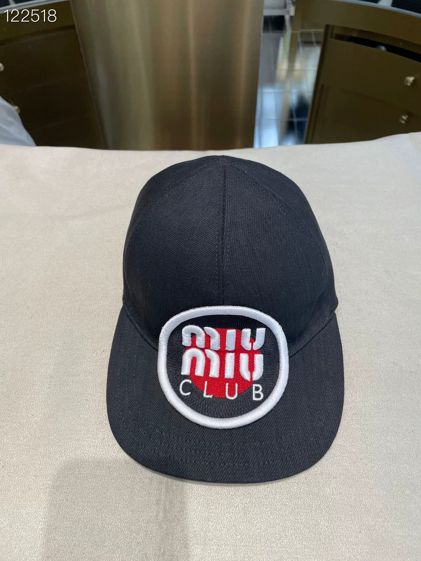 Miu Miu Miumiu Classic Black Baseball Cap Size ONE SIZE - 1 Thumbnail
