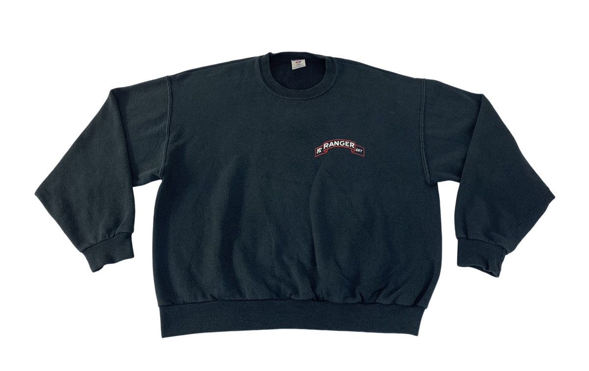 Vintage 90s Ap Cadet Ranger Co University Military Crewneck Pullover Size US L / EU 52-54 / 3 - 2 Thumbnail