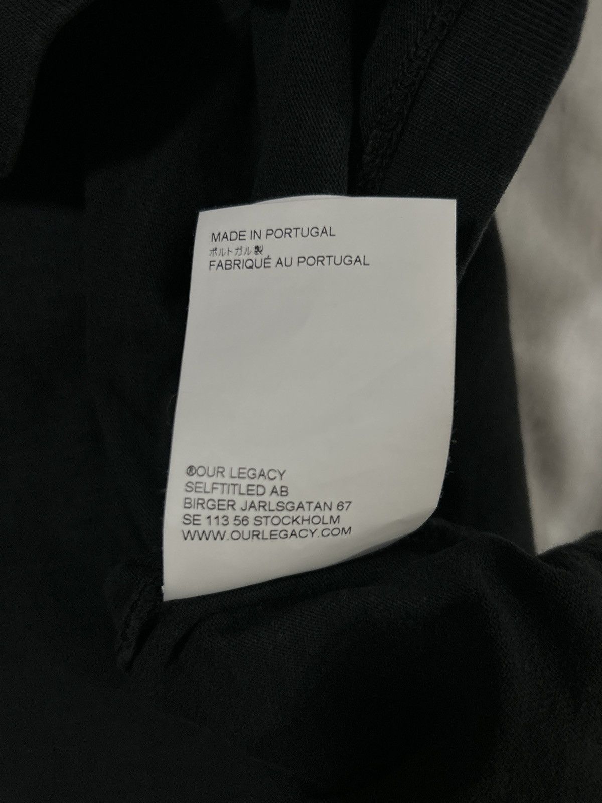 Our Legacy Our Legacy Box T-Shirt Ronja Print Black Size US XL / EU 56 / 4 - 7 Thumbnail