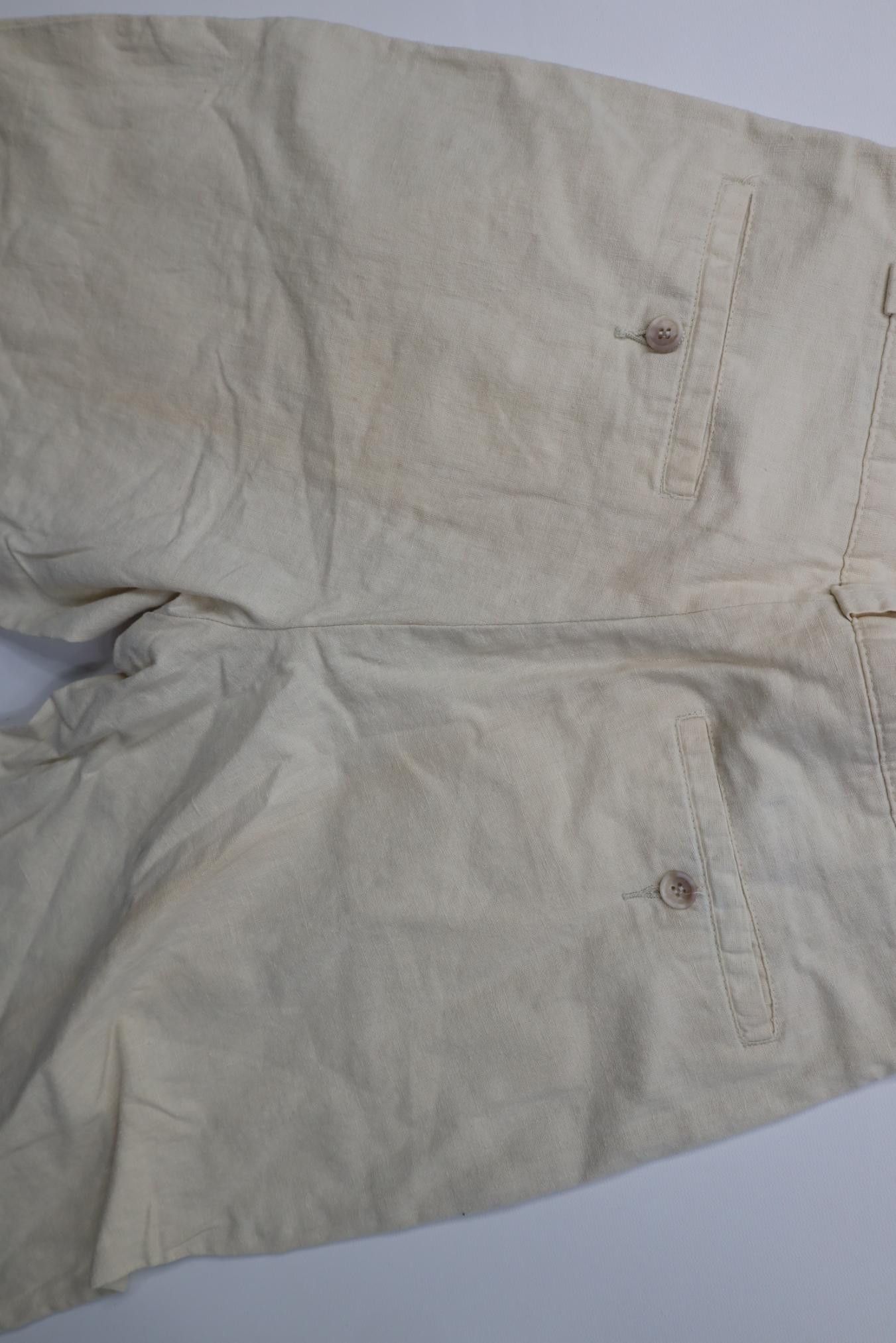 Vintage Vintage 90s Streetwear Linen Blend Knit Pleated Chino Pants Size US 32 / EU 48 - 15 Thumbnail