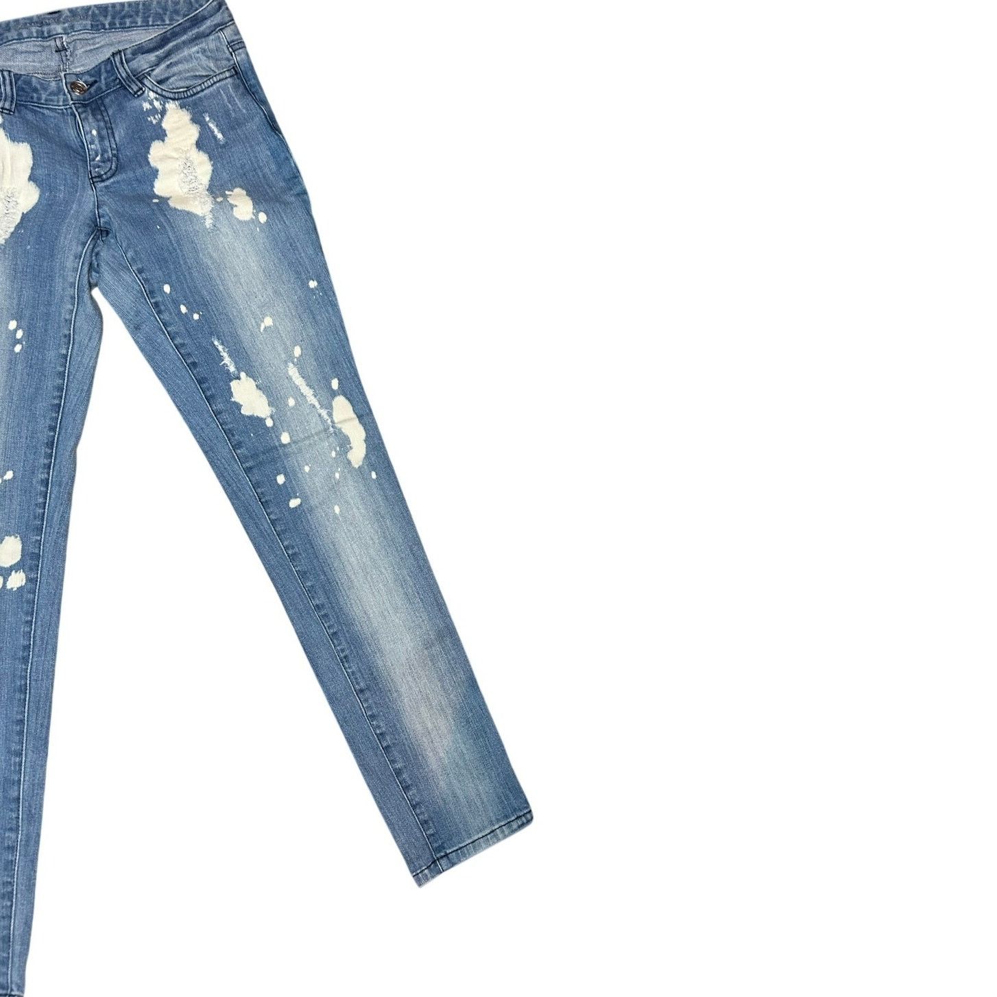 Michael Kors Michael Kors Bleach Splatter Distressed Skinny Jeans Size 26" / US 2 / IT 38 - 12 Thumbnail