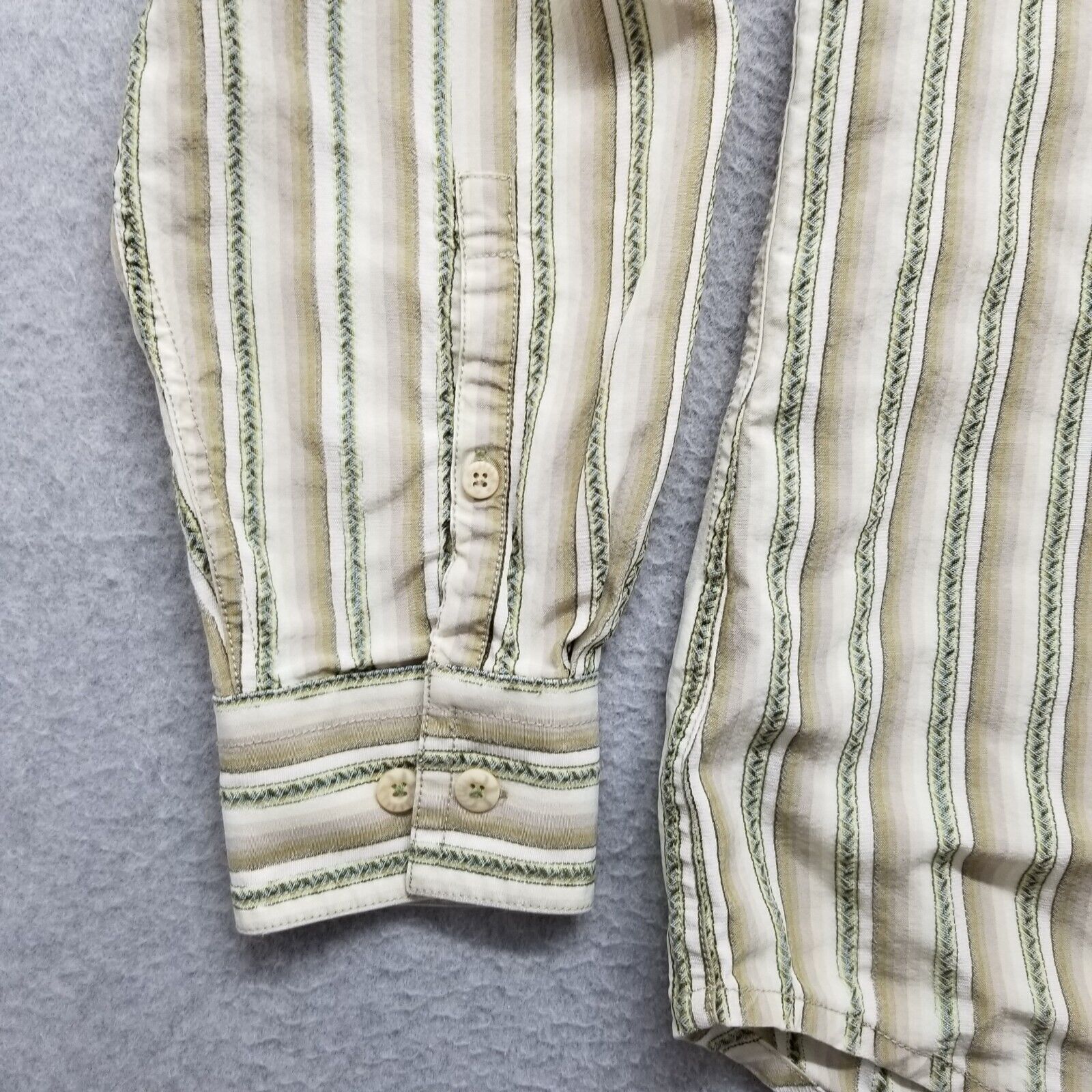 Tommy Bahama Tommy Bahama Shirt Men Large Striped Button Up Long Sleeve Size US L / EU 52-54 / 3 - 2 Thumbnail