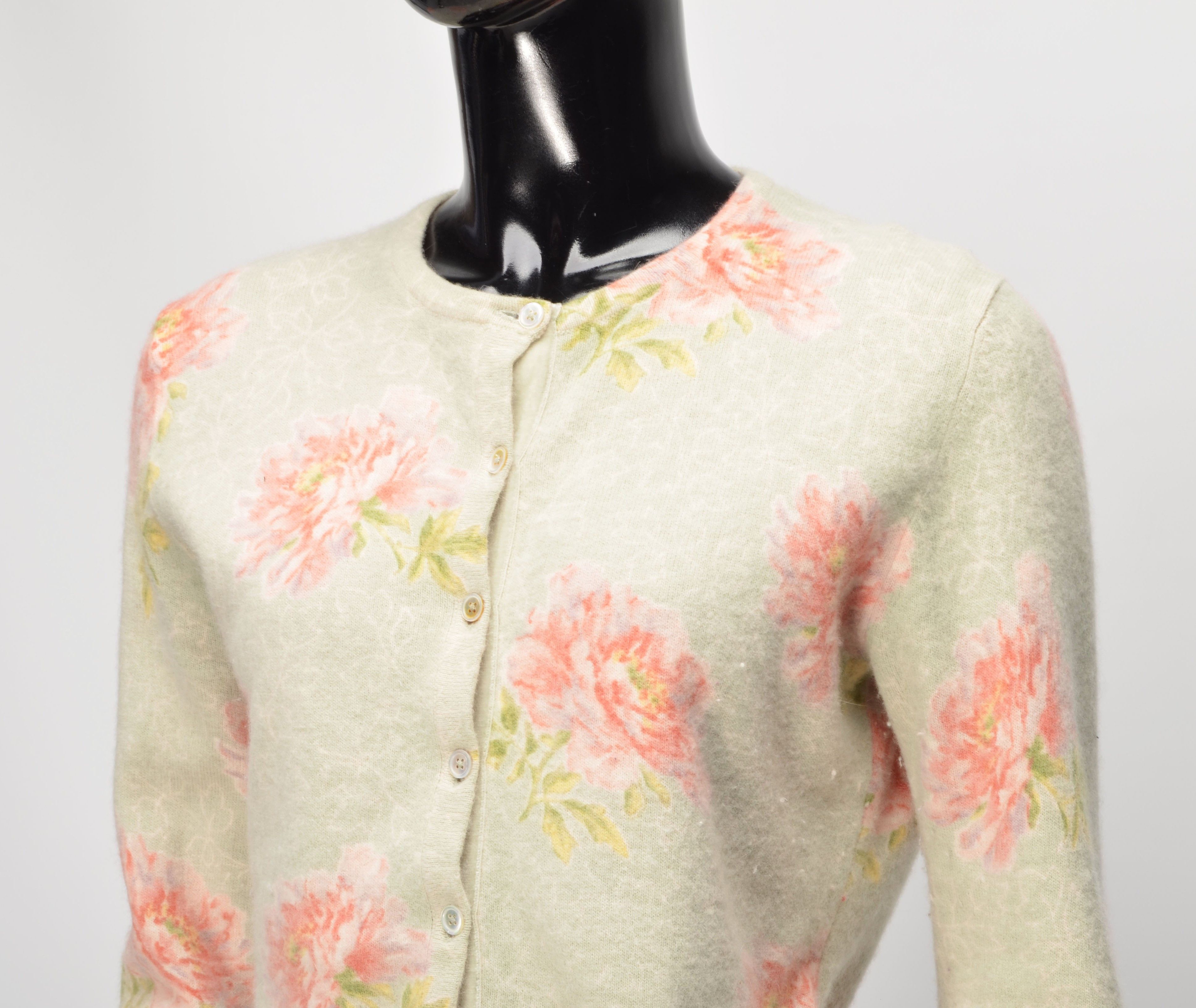 Boden Vintage Boden Wool Angora Blend Y2K Cottagecore Cardigan Size M / US 6-8 / IT 42-44 - 8 Thumbnail