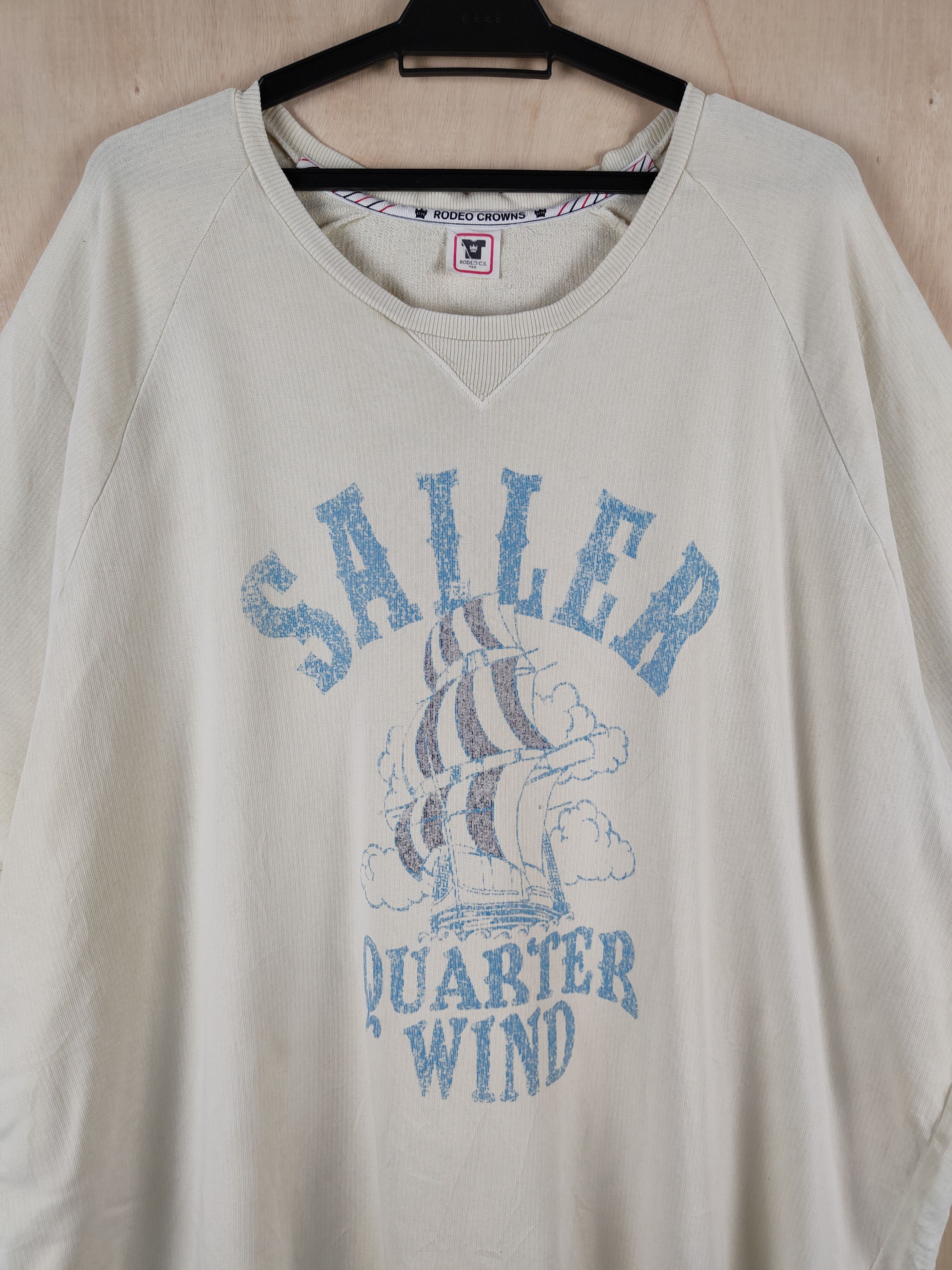 Japanese Brand × Vintage Rodeo Crowns Light Green Faded #S2555 Size L / US 10 / IT 46 - 2 Thumbnail