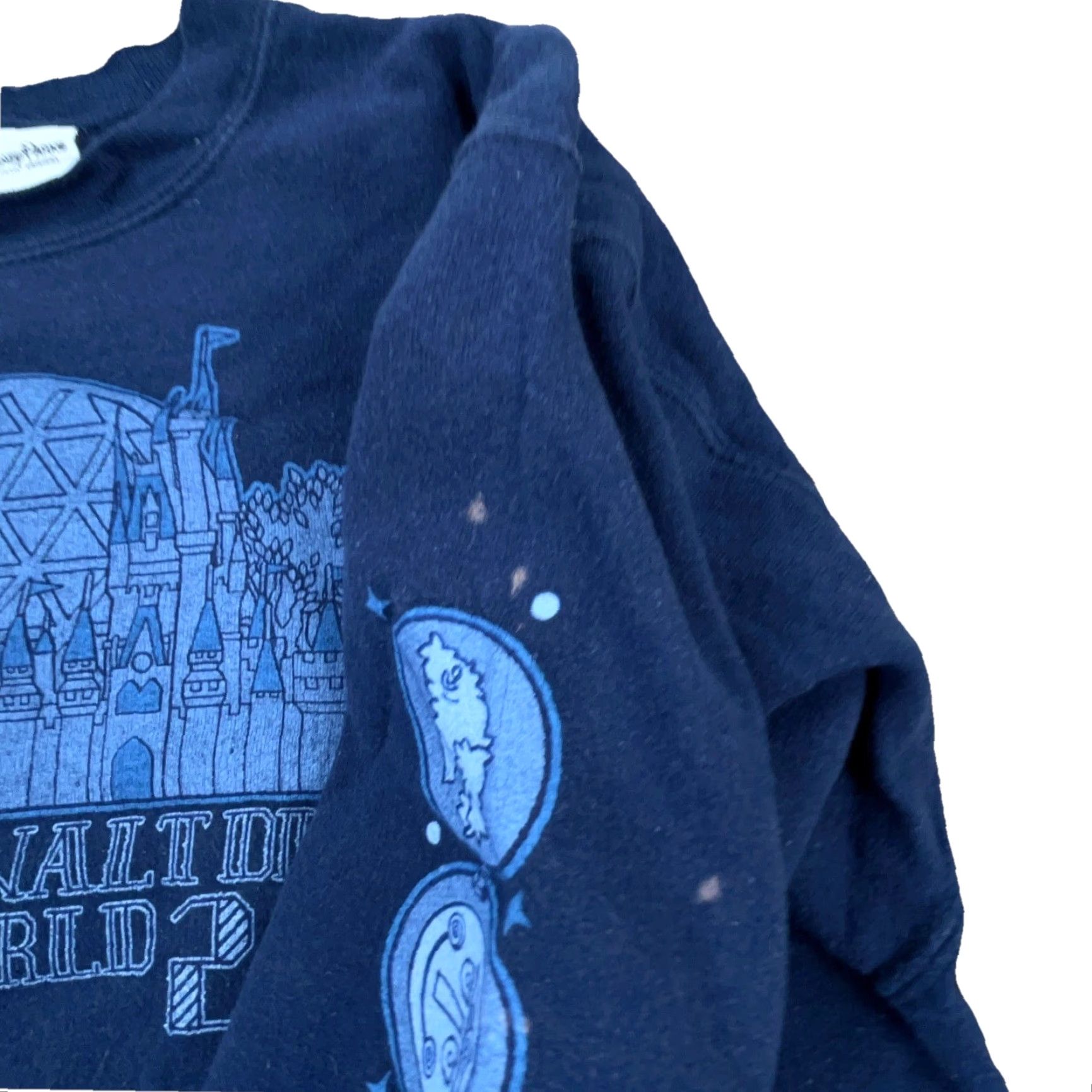 Disney Disney Mickey Mouse Sweatshirt Men Small Blue Crewneck Logo Graphic Print Pullover Casual Kid? Size US S / EU 44-46 / 1 - 6 Thumbnail