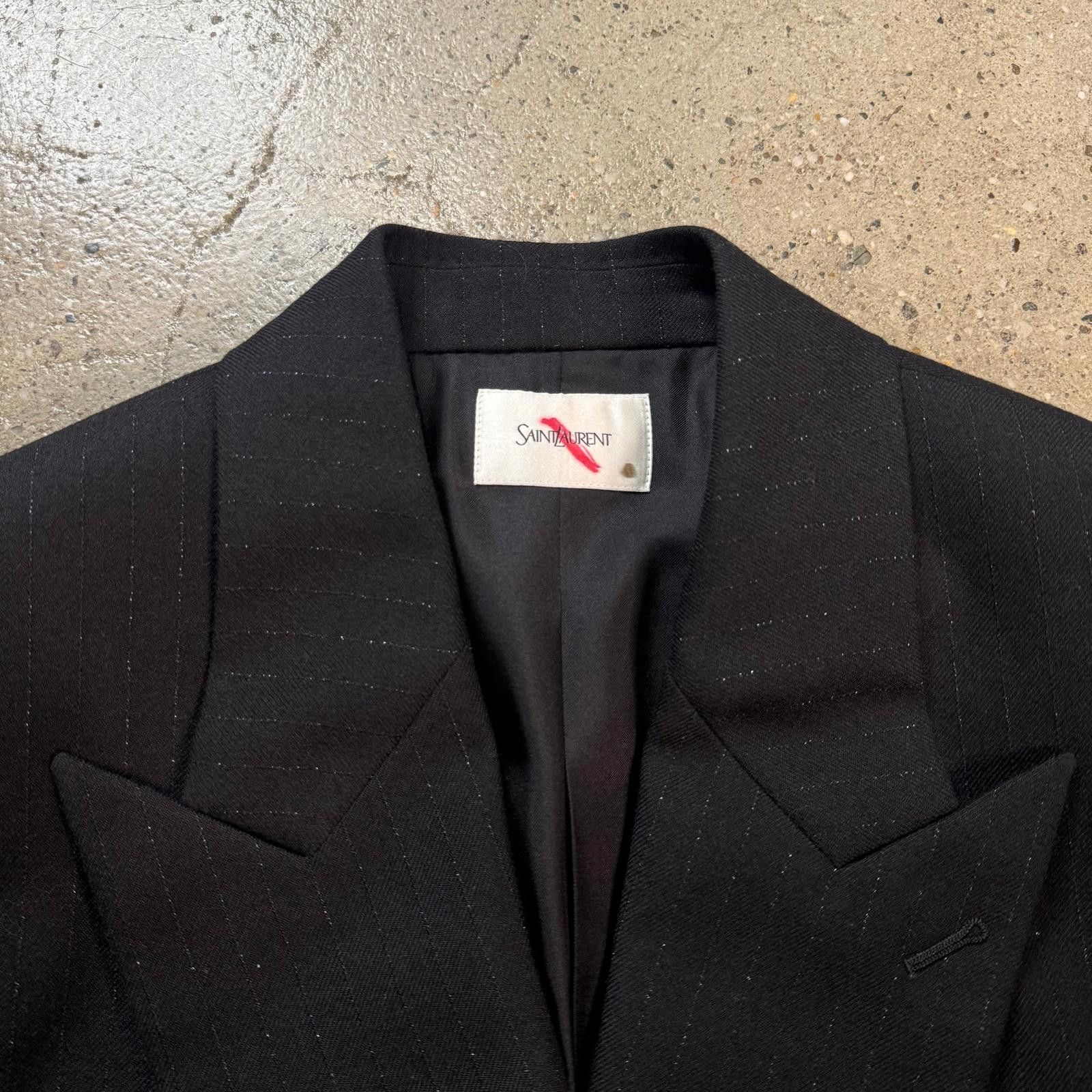 Saint Laurent Paris Saint Laurent Double Breasted Blazer Size 50R - 4 Thumbnail