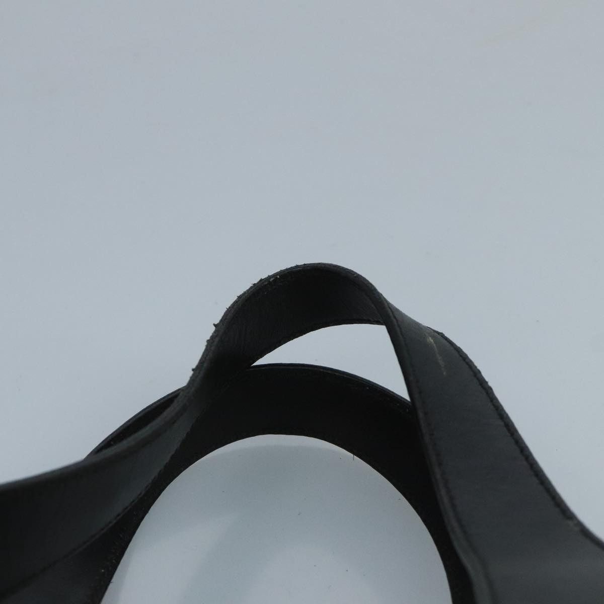 Celine CELINE Macadam Canvas Hand Bag Pvc Black Size ONE SIZE - 8 Thumbnail