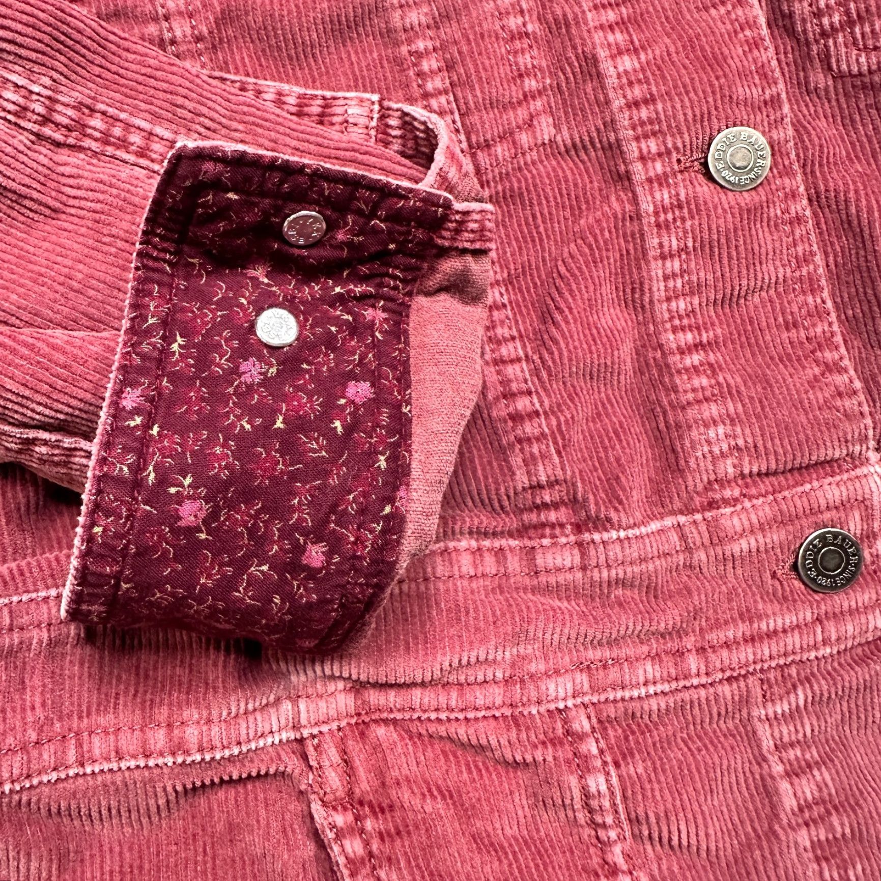 Eddie Bauer VINTAGE Eddie Bauer Jacket Womens L Red Corduroy Pockets Button Coat Set? Size L / US 10 / IT 46 - 5 Thumbnail