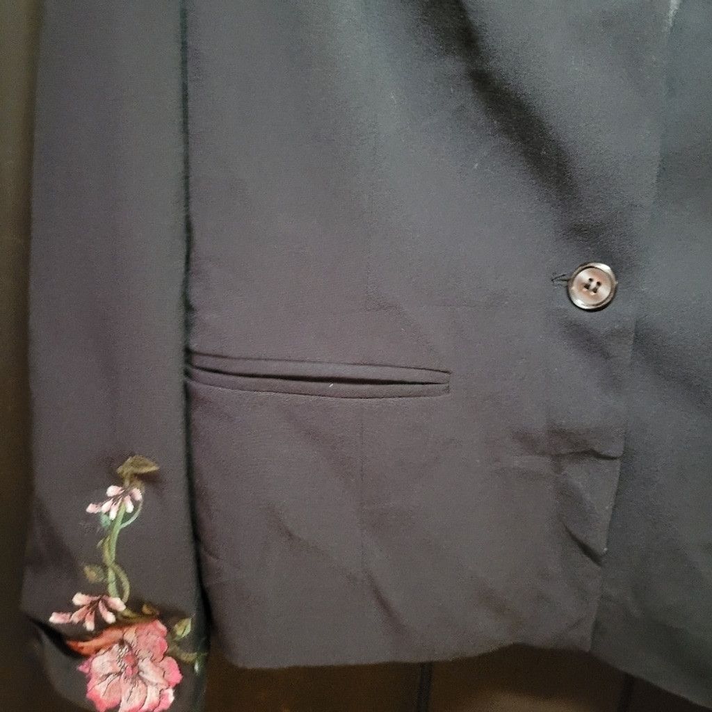 XOXO XOXO, blazer w/ embroidery on the front fully lined, nwot M Size L / US 10 / IT 46 - 4 Thumbnail