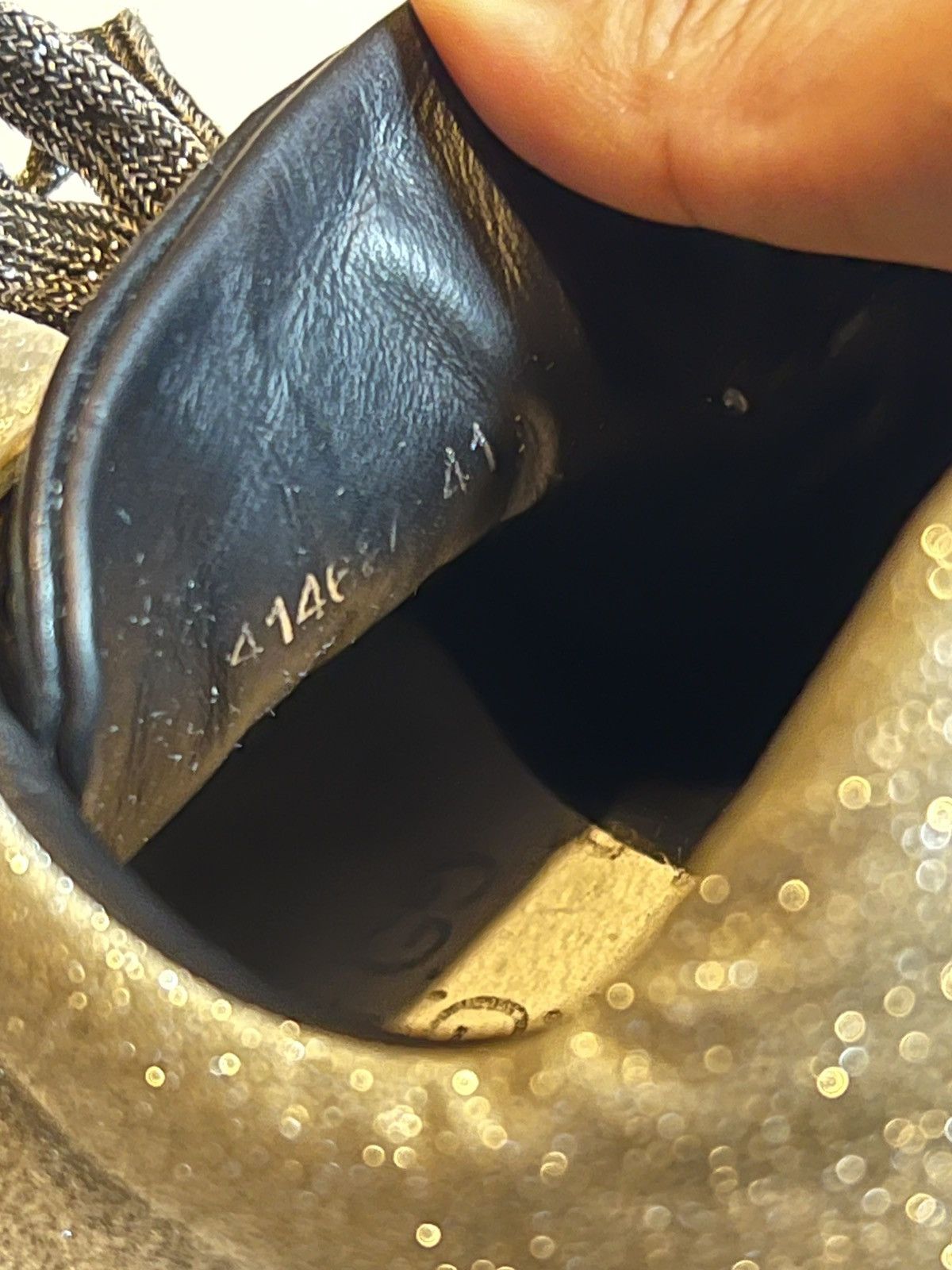 Gucci Gucci Bambi or Falacer low-top sneakers in silver glitter Size US 8 / EU 41 - 9 Thumbnail