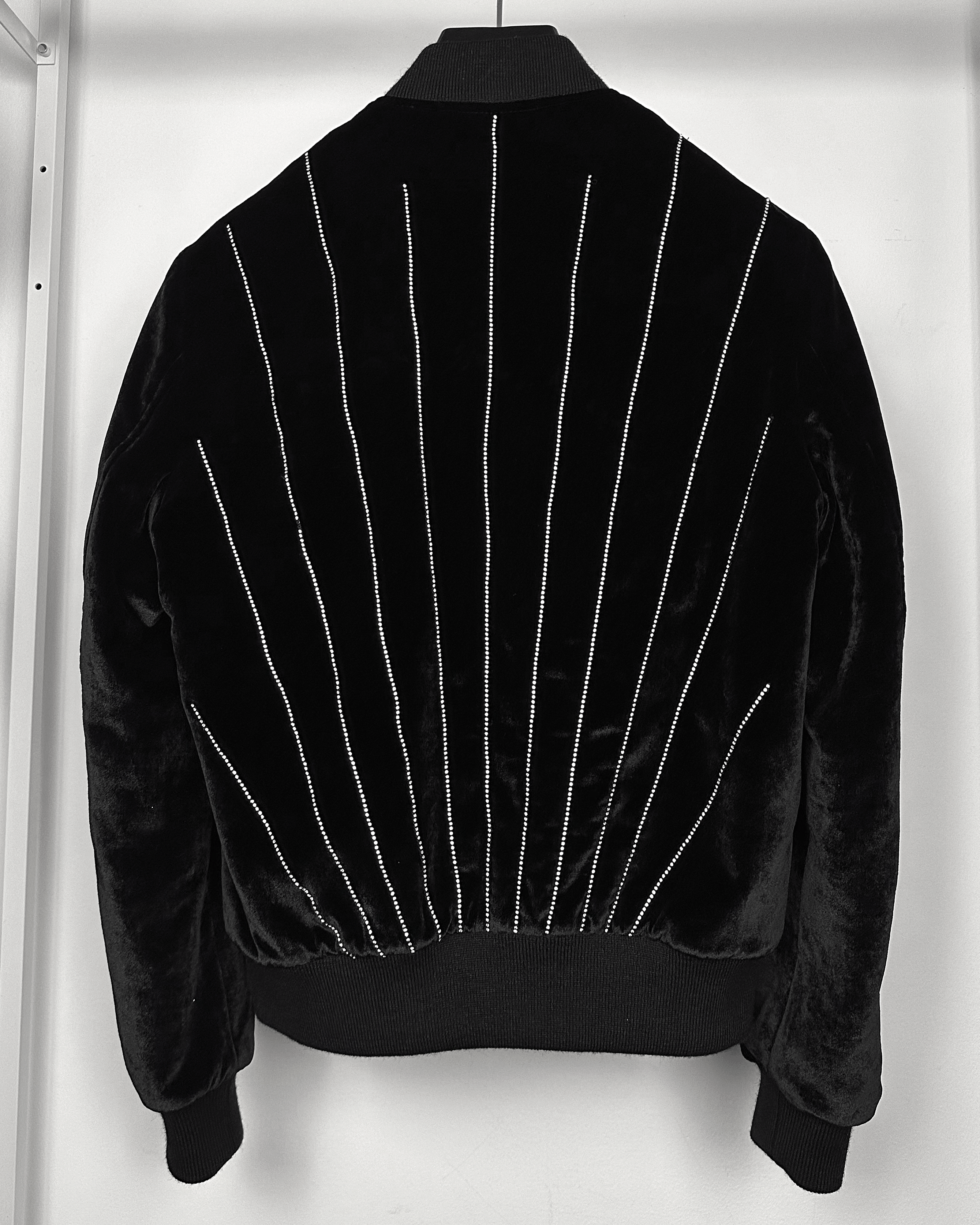 Saint Laurent Paris Saint Laurent Swarowski Embellished Velvet Jacket Size US S / EU 44-46 / 1 - 5 Thumbnail