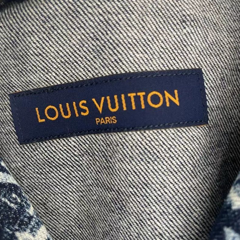 Louis Vuitton Louis Vuitton Denim Short Sleeve Shirt-2507 Size US L / EU 52-54 / 3 - 4 Thumbnail