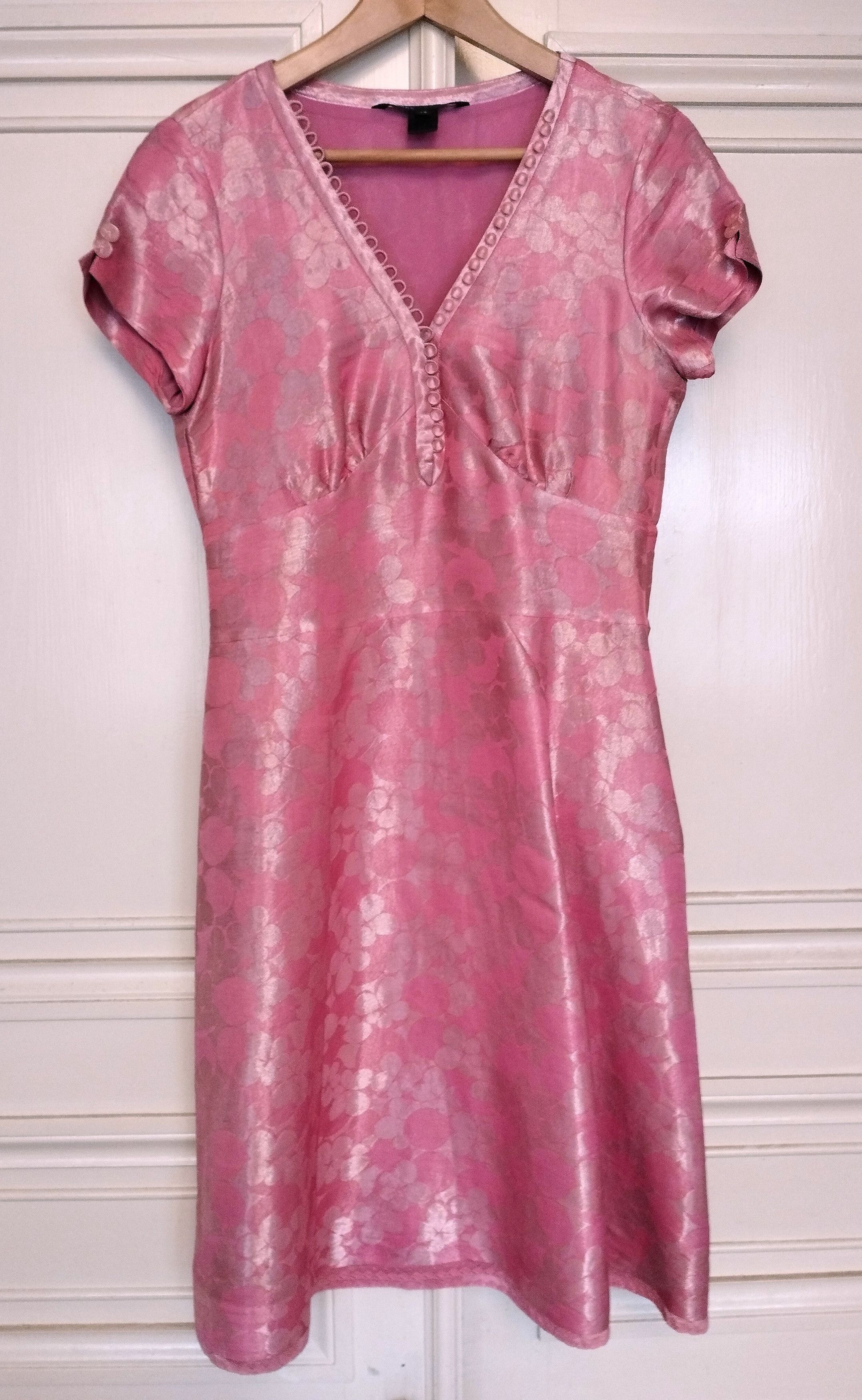 Marc Jacobs Marc Jacobs Robe Soie Brochée Mariage Céremonie T S/M Size M / US 6-8 / IT 42-44 - 1 Thumbnail