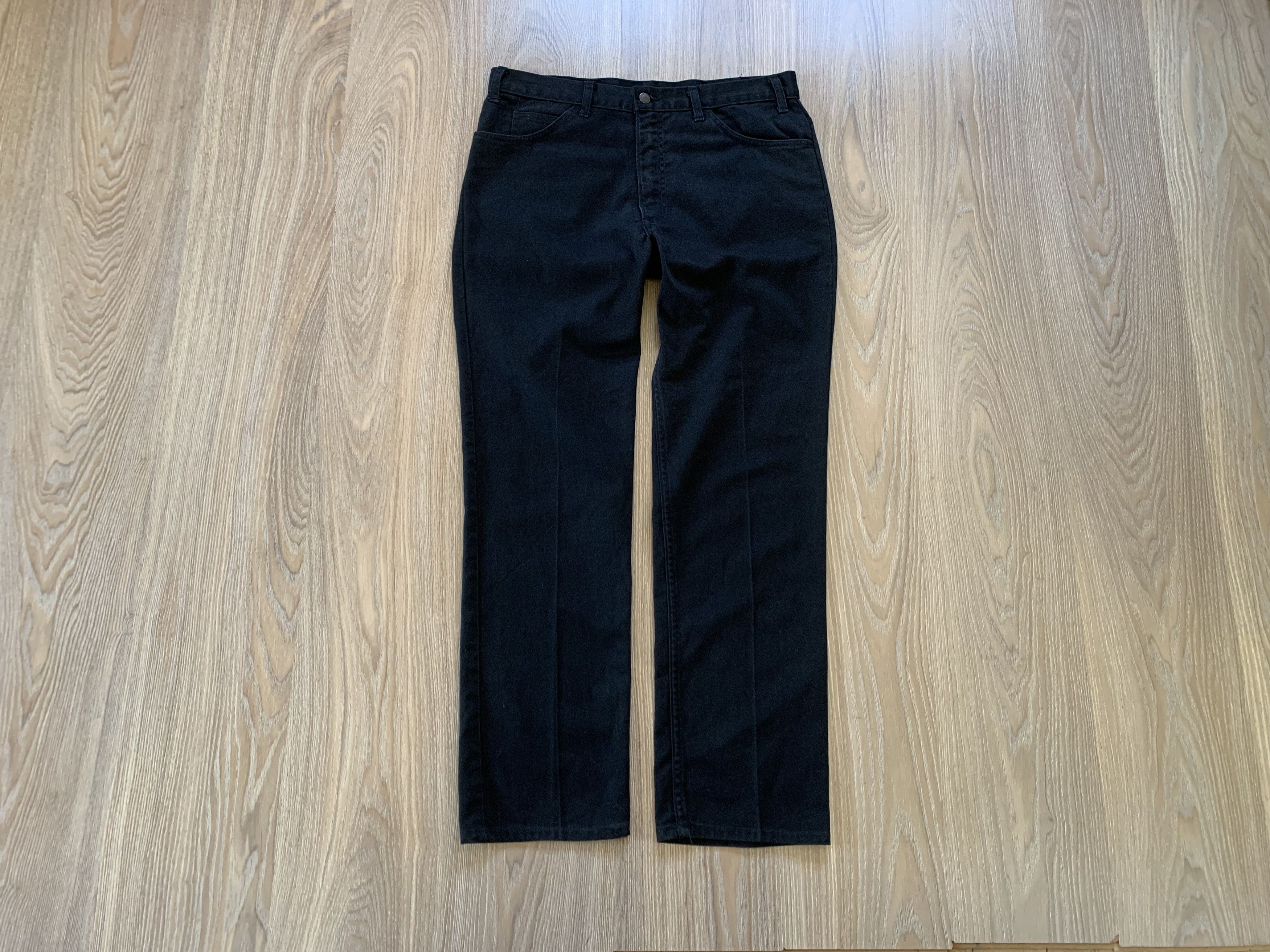 Levi's Rare Mens Levi's 518 Sta Prest Black Tab Jeans Size US 34 / EU 50 - 1 Thumbnail
