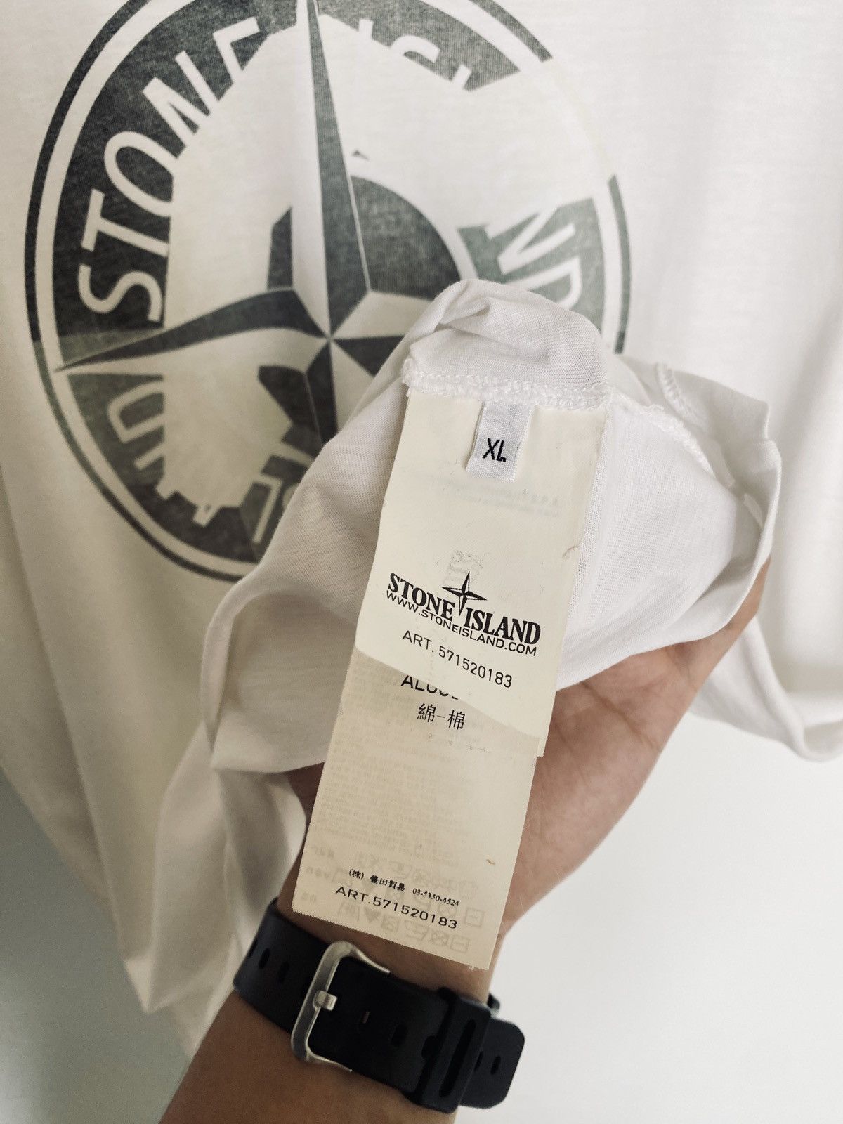 Designer × Stone Island Stone Island Tshirt Size US XL / EU 56 / 4 - 7 Thumbnail
