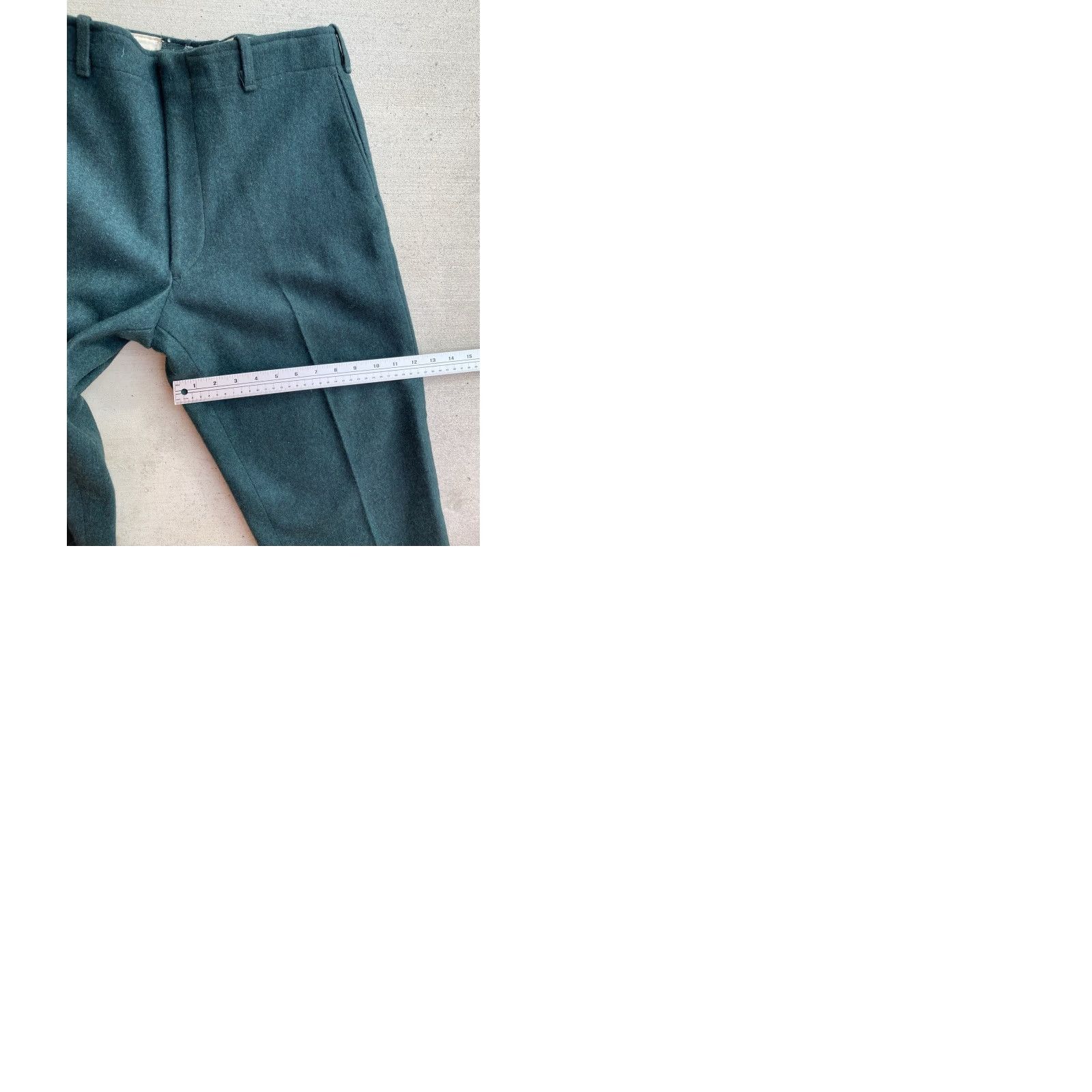 Vintage VINTAGE Northway Green Wool Outdoor Pants Talon Zipper Boat Sail Drill Pockets 34x30 Size US 34 / EU 50 - 12 Thumbnail