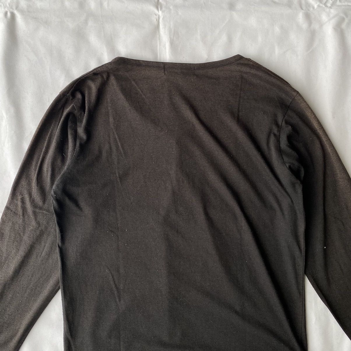 If Six Was Nine × Japanese Brand × Le Grande Bleu (L.G.B.) Japanese Poem Faded by Double Needle Long Sleeve Size US M / EU 48-50 / 2 - 8 Thumbnail