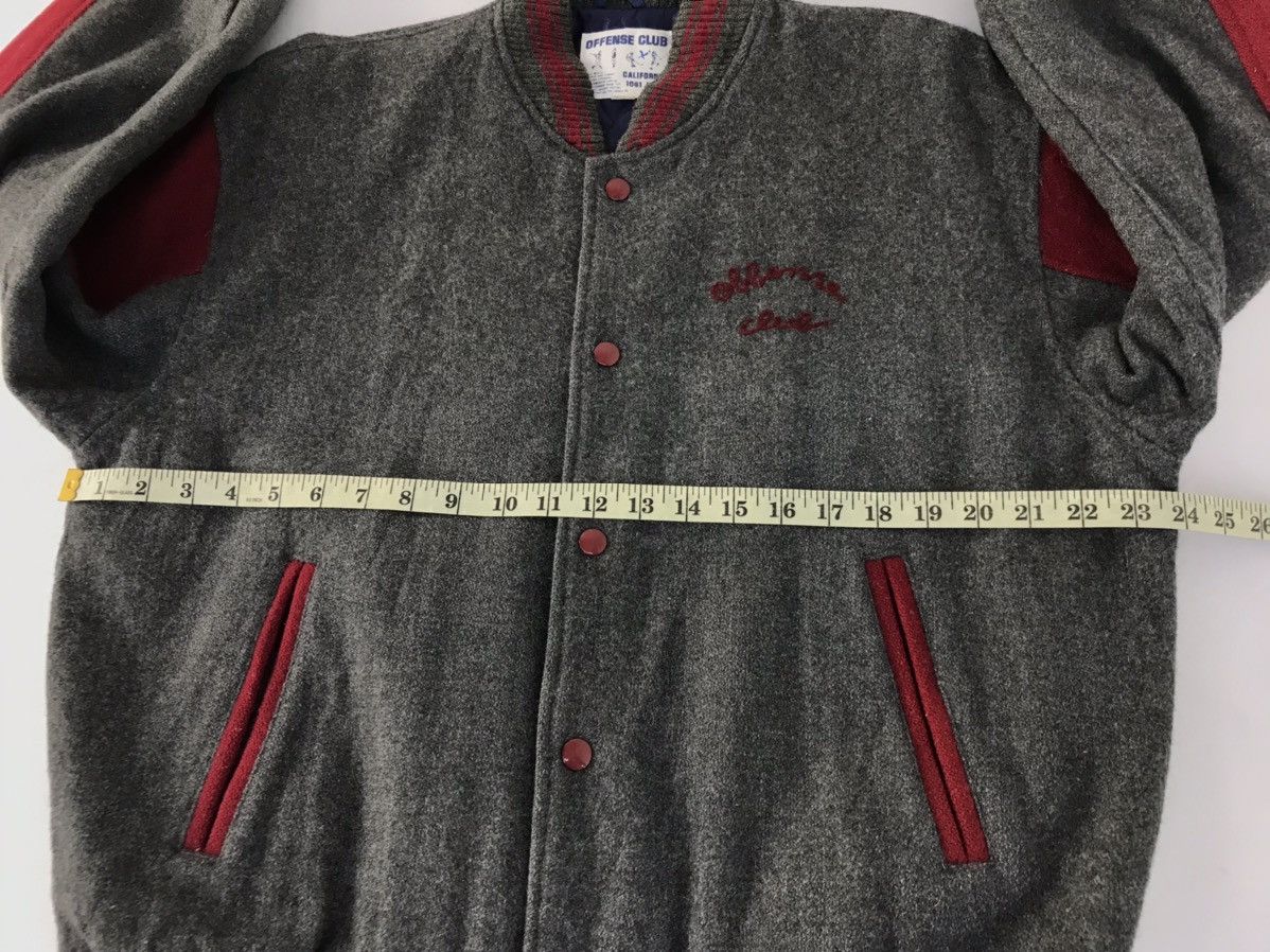 Vintage Vtg Varsity jacket Wool Distressed OffenseClub Troy Bros Size US XL / EU 56 / 4 - 18 Thumbnail