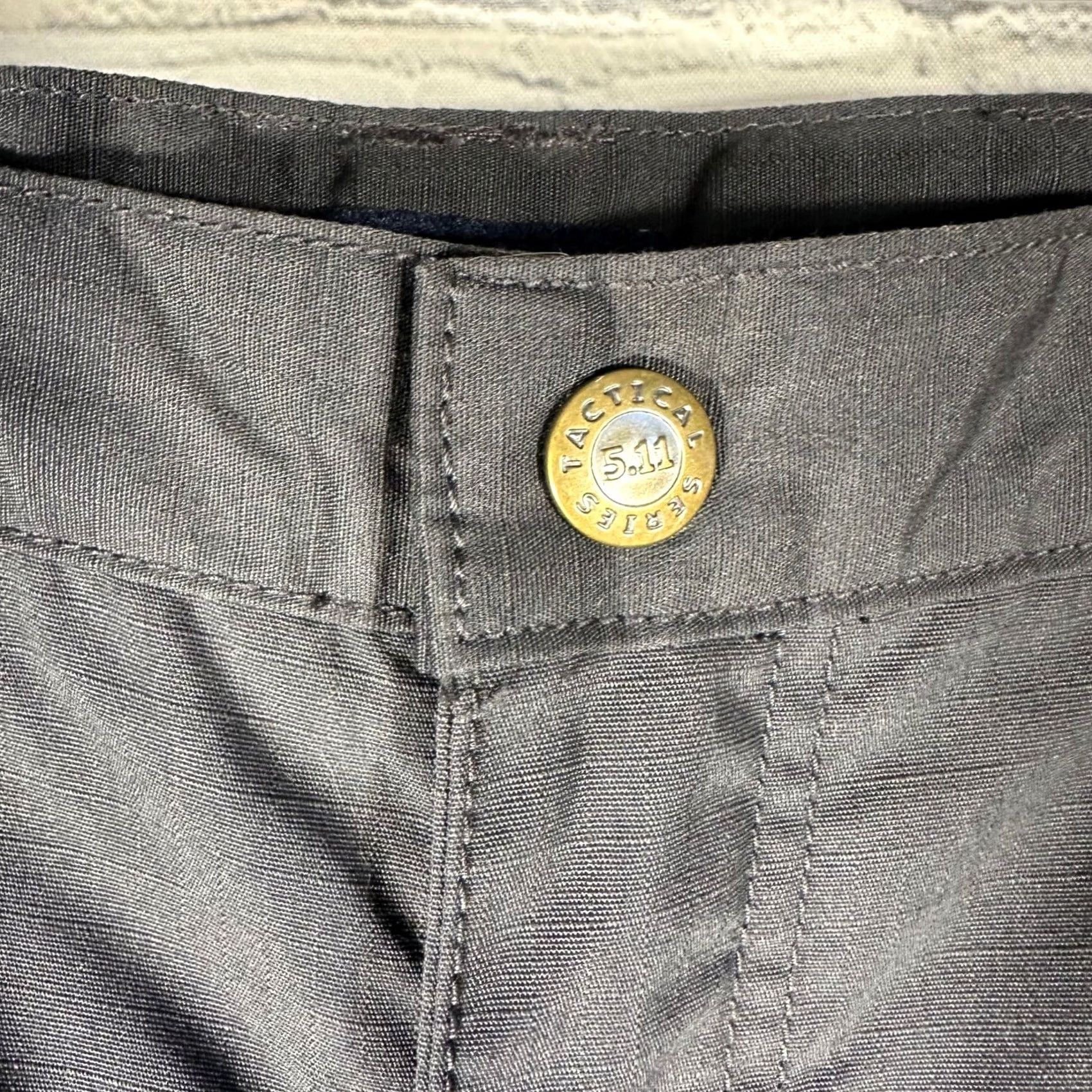 Vintage 5.11 Tactical Series Mens Cargo Pants Gray Ripstop 34x32 Utility Work Trousers Size US 34 / EU 50 - 4 Thumbnail