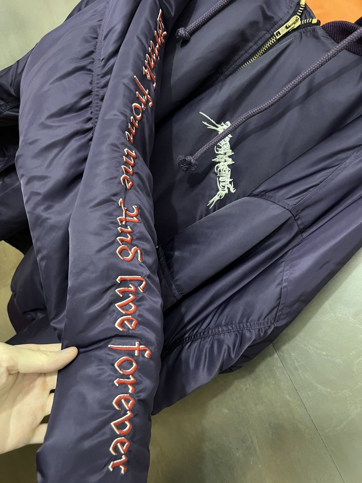 Vetements Vetements AW16 Total Fucking Darkness Bomber Size US XL / EU 56 / 4 - 3 Thumbnail