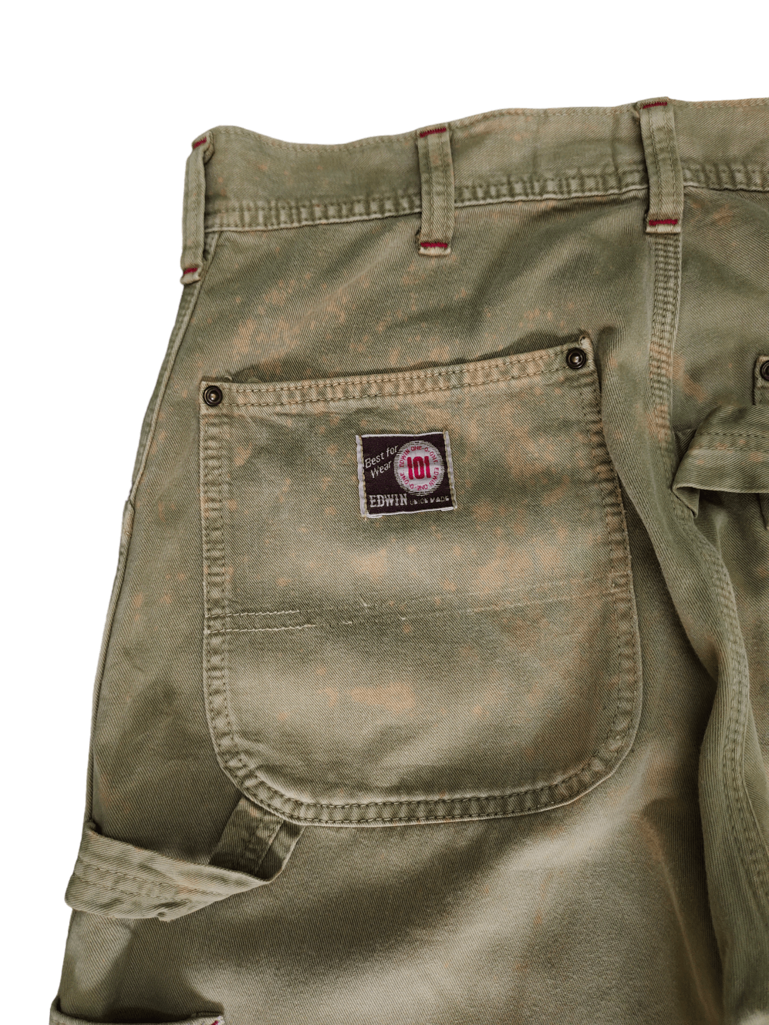 Comme des Garcons × Undercover Baggy Jean Edwin 101 Double Knee Carpenter Distress Wide Leg Size US 32 / EU 48 - 4 Thumbnail