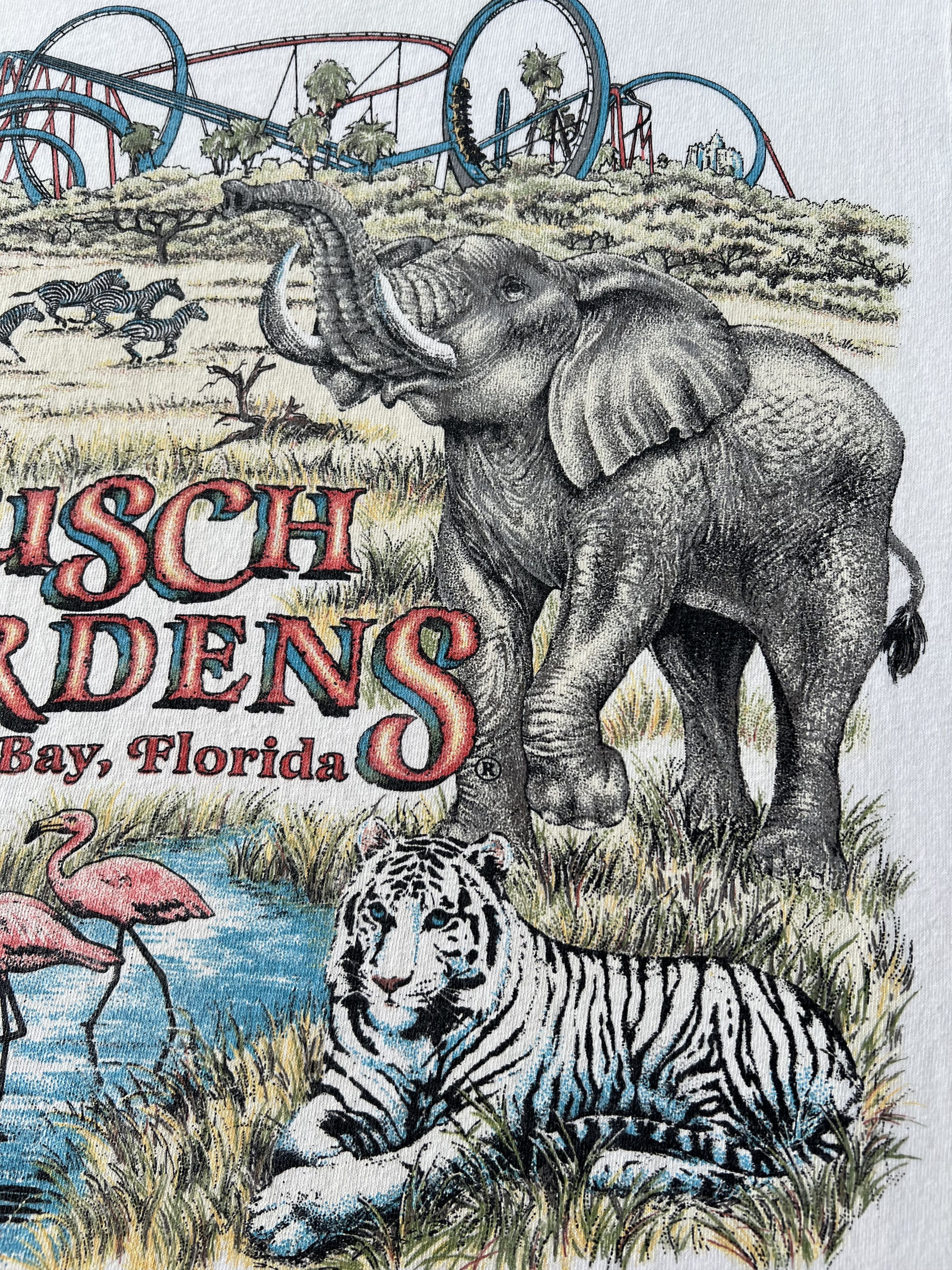 Vintage Vintage 90s Busch Gardens Tampa Bay Florida Animal Nature Size US XL / EU 56 / 4 - 6 Thumbnail