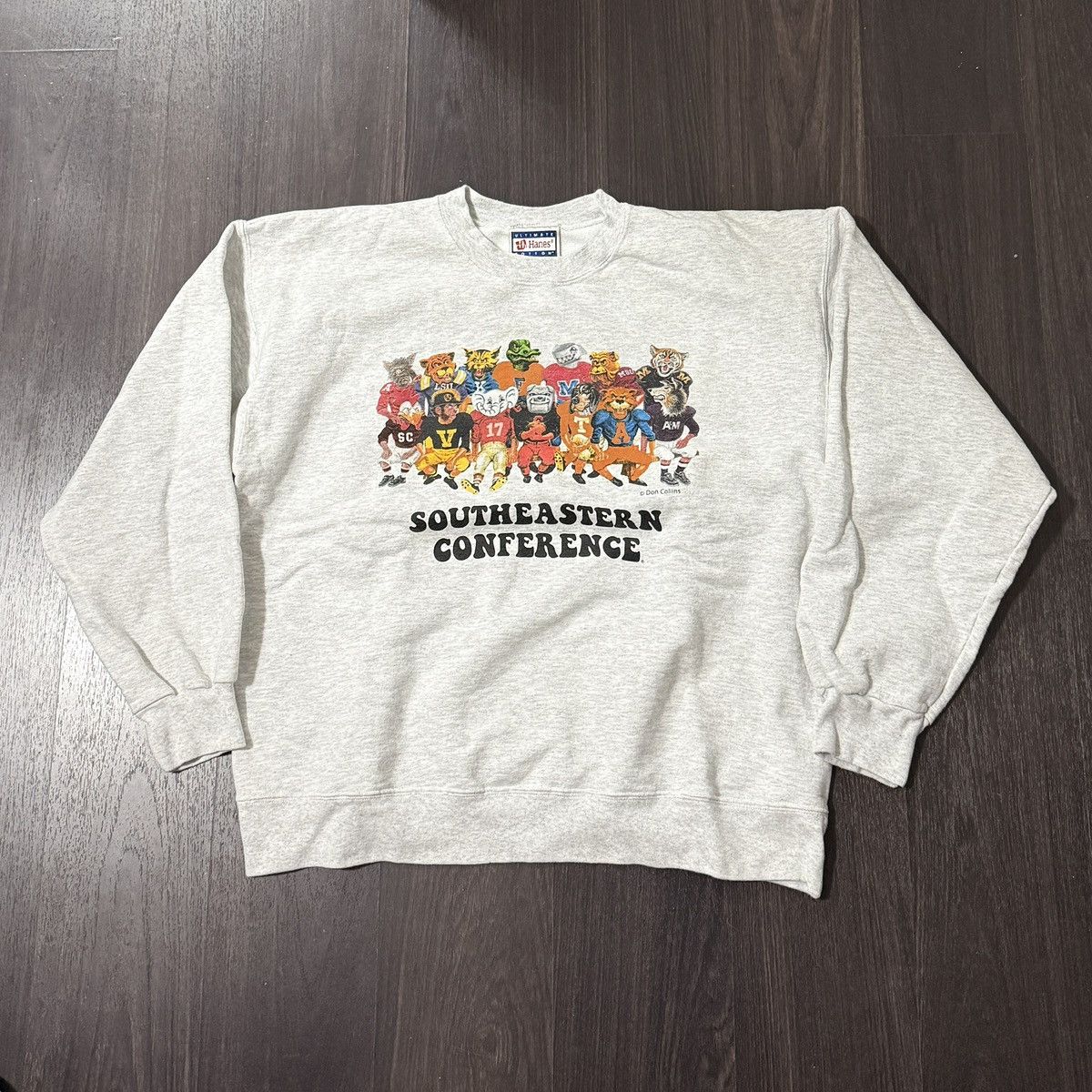 Hanes Don Collin's SEC crewneck Size US S / EU 44-46 / 1 - 1 Thumbnail