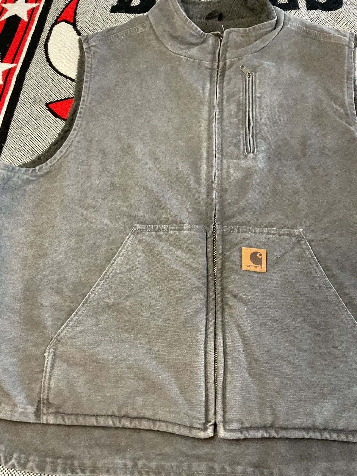 Carhartt Vintage Carhartt duck Sherpa lines vest xxl Size US XXL / EU 58 / 5 - 2 Thumbnail