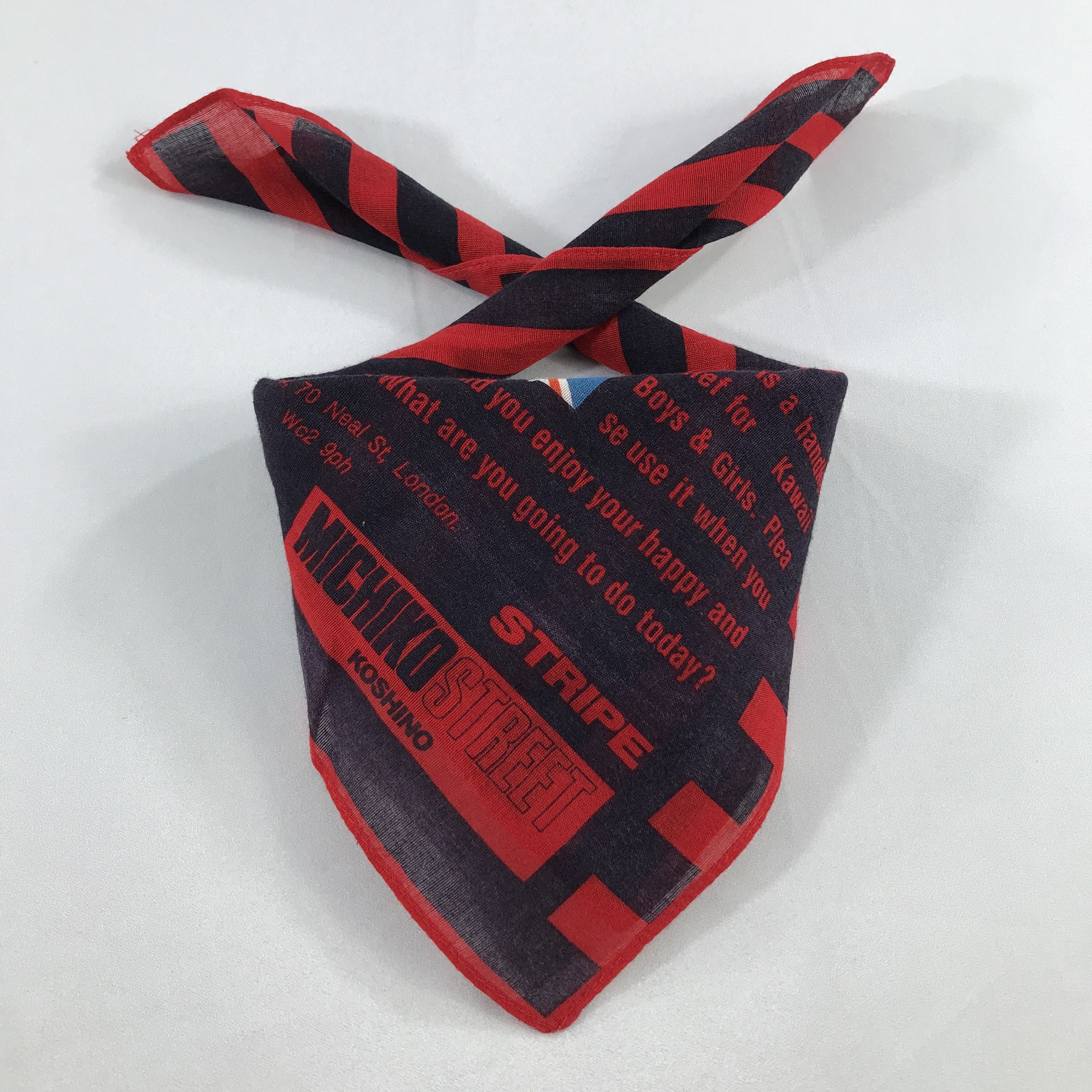 Michiko Koshino London × Vintage Michiko London Bandana / Handkerchief / Neckerchief - S2366 Size ONE SIZE - 3 Thumbnail