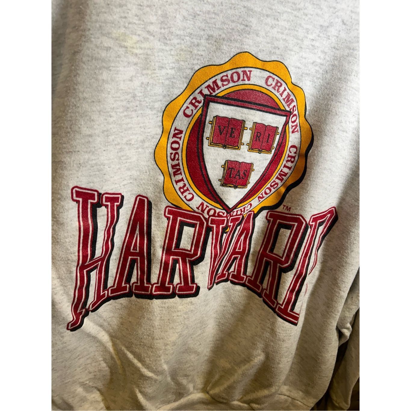 Vintage Fits L - vintage 1990s university Harvard College sweatshirt Size US L / EU 52-54 / 3 - 2 Thumbnail