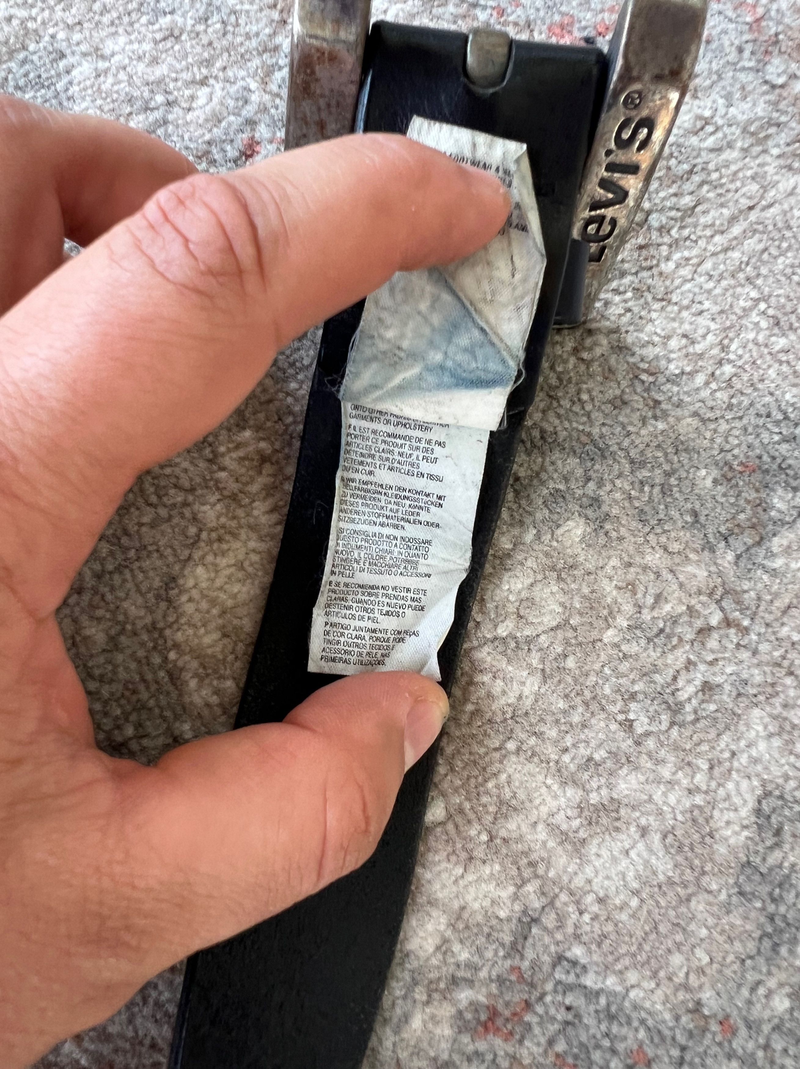 Leather × Levi's Levi's Leather Belt Size ONE SIZE - 7 Thumbnail