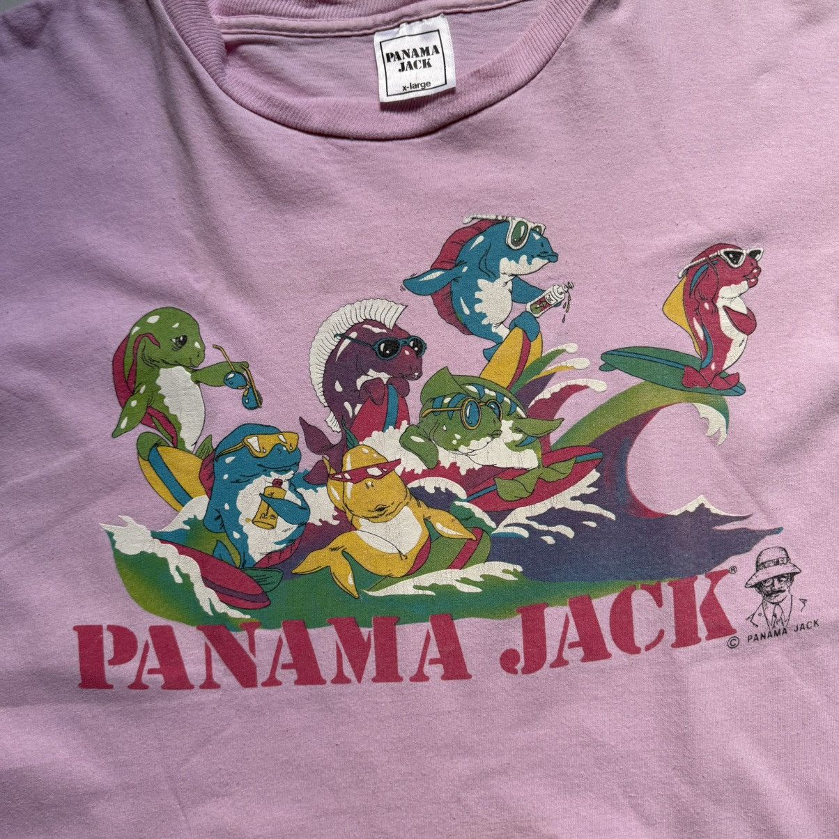Panama Jack Vintage 90s Panama Jack Graphic Tee Size US XL / EU 56 / 4 - 4 Thumbnail