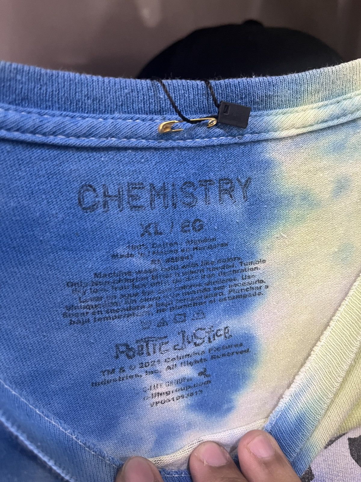 Band Tees Chemistry Poetic Justice Tupac Shakur 2Pac Tie Dye T-Shirt Size US XL / EU 56 / 4 - 5 Thumbnail