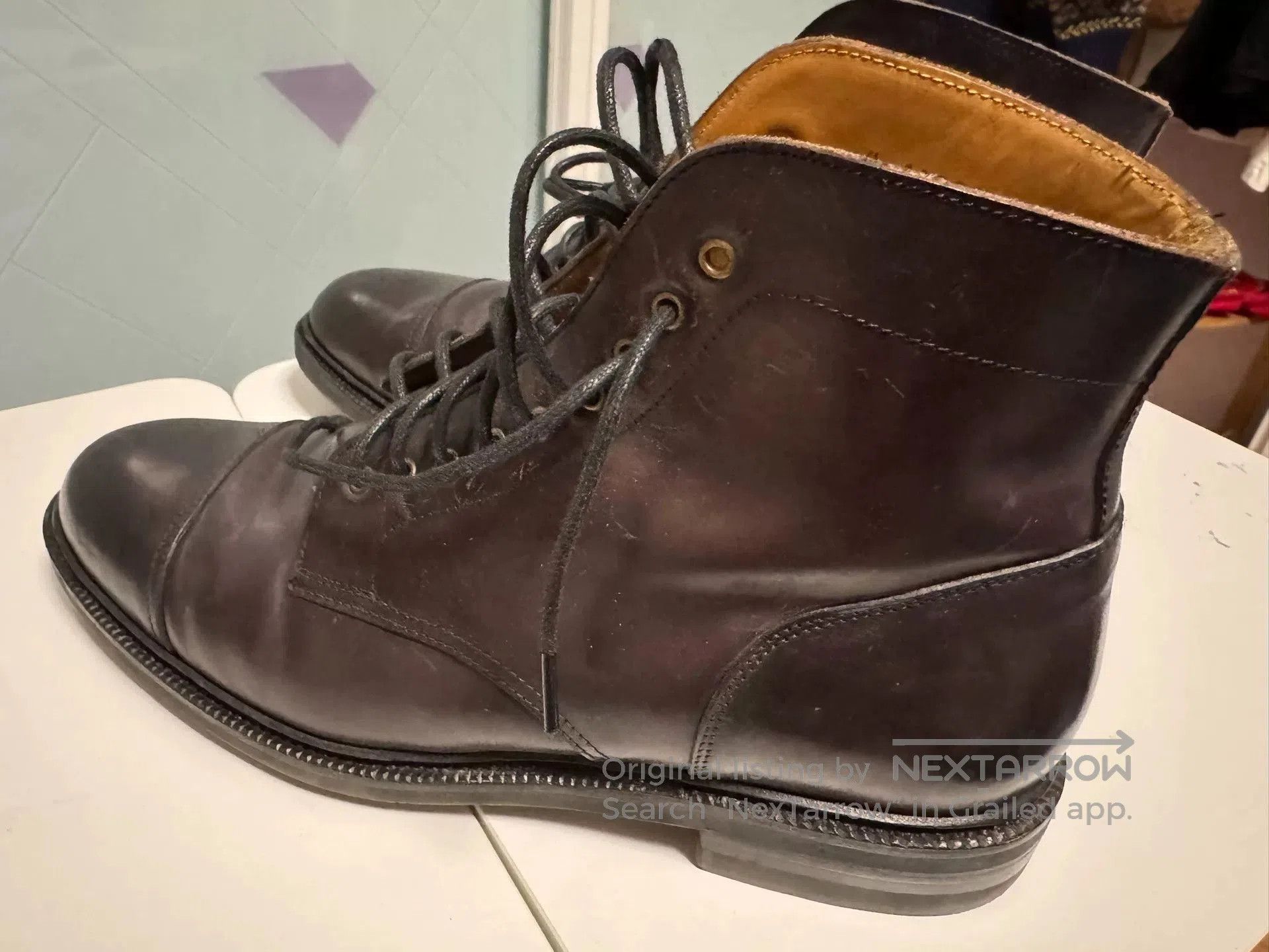 Meermin Meermin Shell Cordovan Captoe High. Size US 10 / EU 43 - 4 Thumbnail