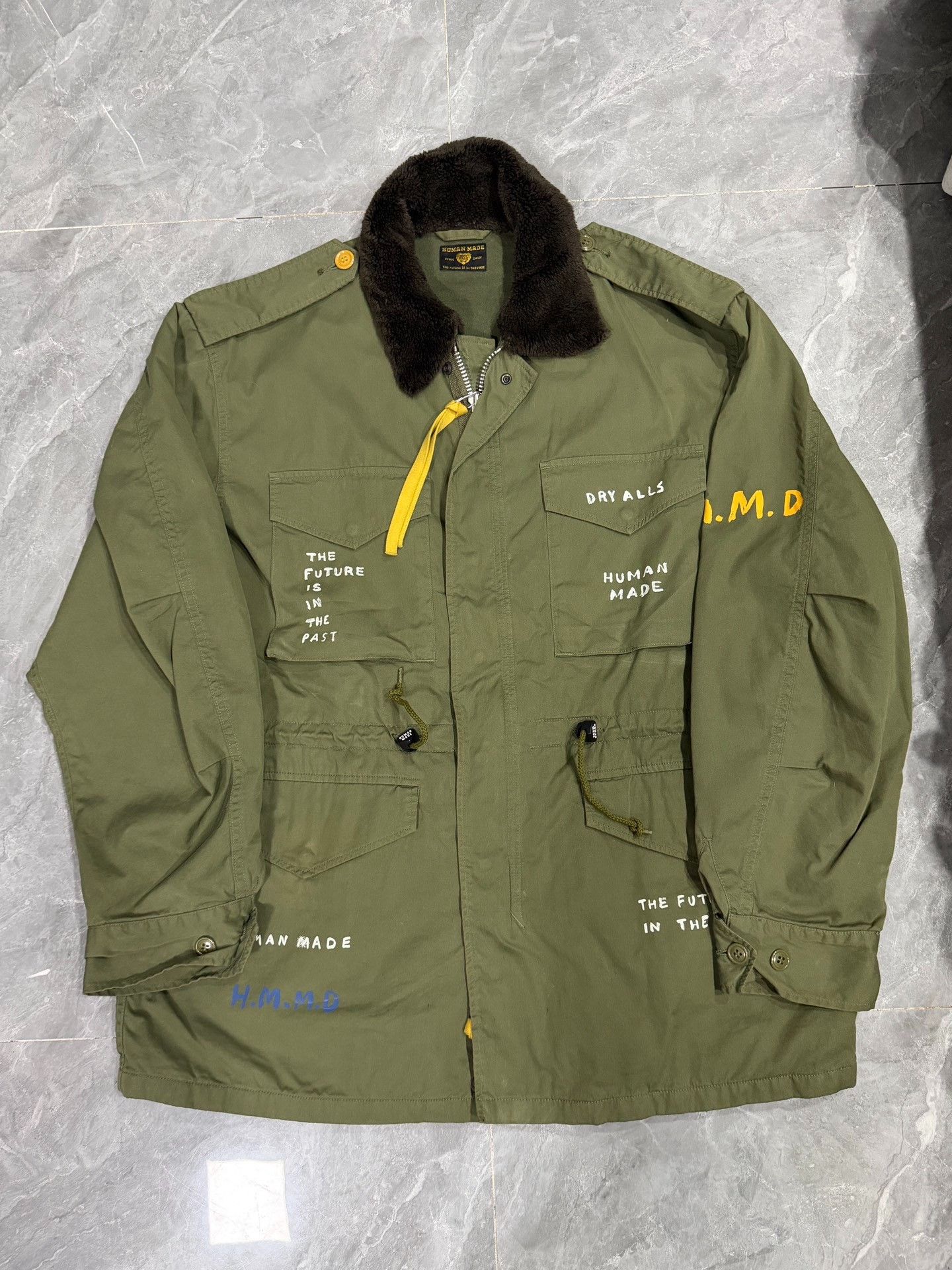 Human Made Human Made FW24 Military Graffiti Jacket Size US XXL / EU 58 / 5 - 1 Thumbnail
