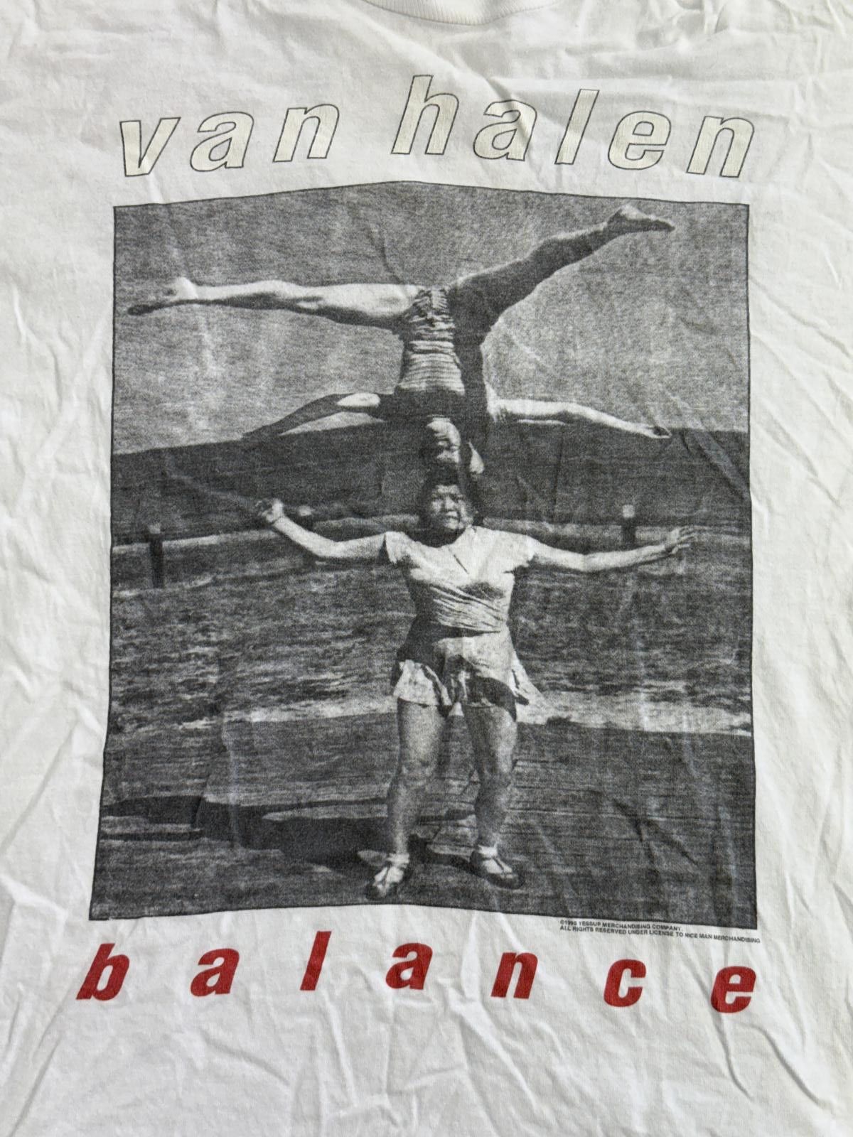 Fruit Of The Loom Vintage Van Halen Tour T-shirt 1995 Balance Tour 2 Sided XL Size US XL / EU 56 / 4 - 4 Thumbnail